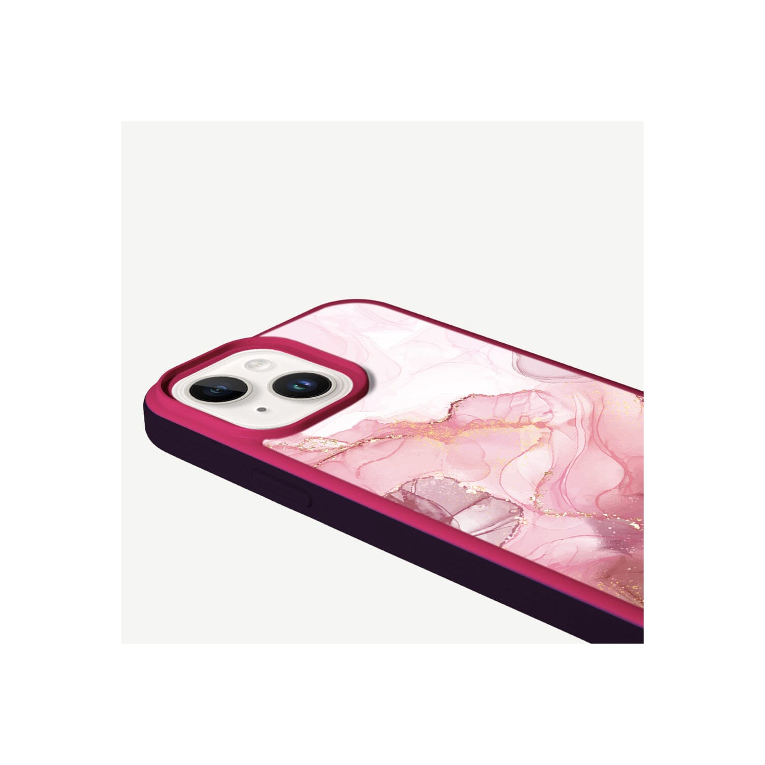 MagSafe iPhone 14 Pink Marble Case