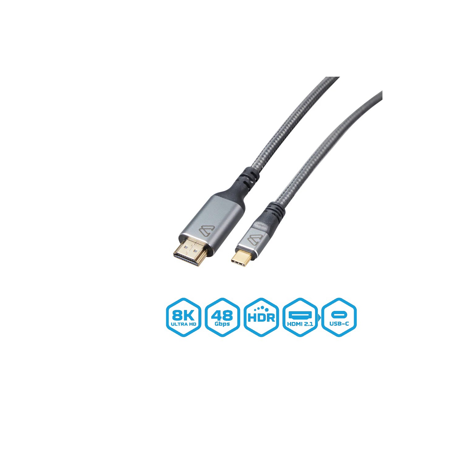 BlueDiamond PRO 8K Ultra HD USB-C to HDMI 8K Cable 1.8m
