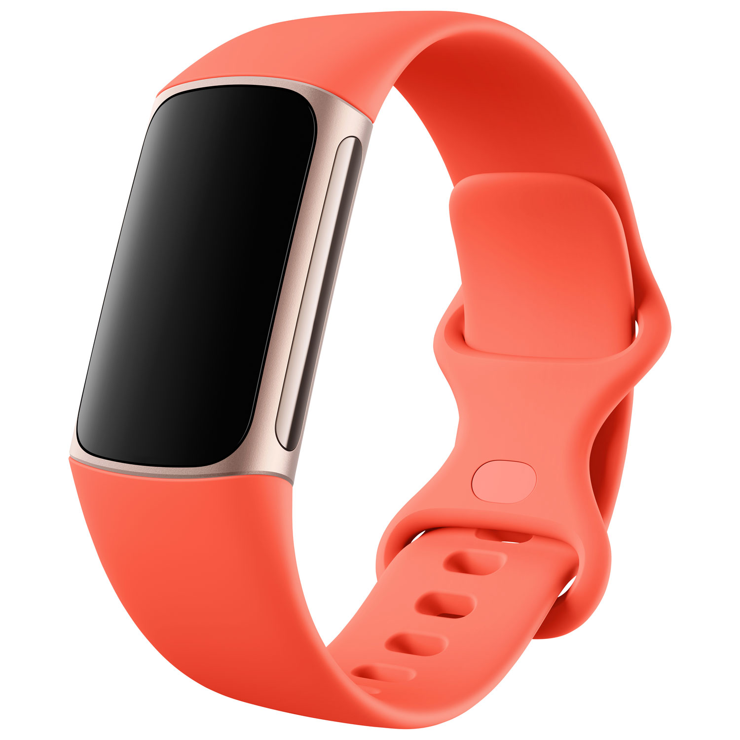 Google Fitbit Charge 6 Fitness Tracker with GPS, Heart Rate, Sleep & 6 Months Fitbit Premium - Coral/Gold