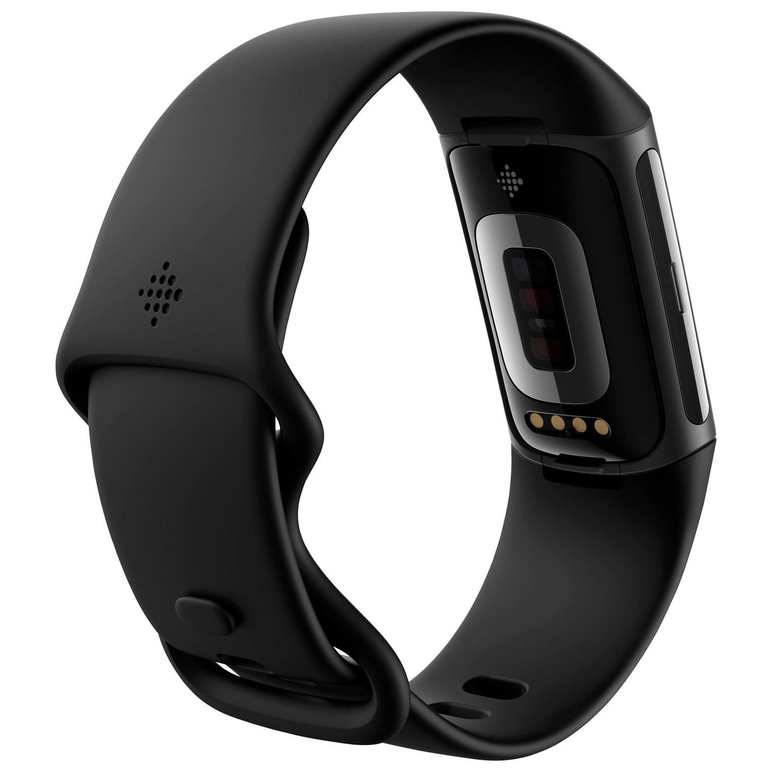 Moniteur de mise en forme Fitbit Charge 6 de Google avec GPS, fréquence cardiaque, suivi du sommeil et 6 mois de Fitbit Premium - Noir volcanique/Noir