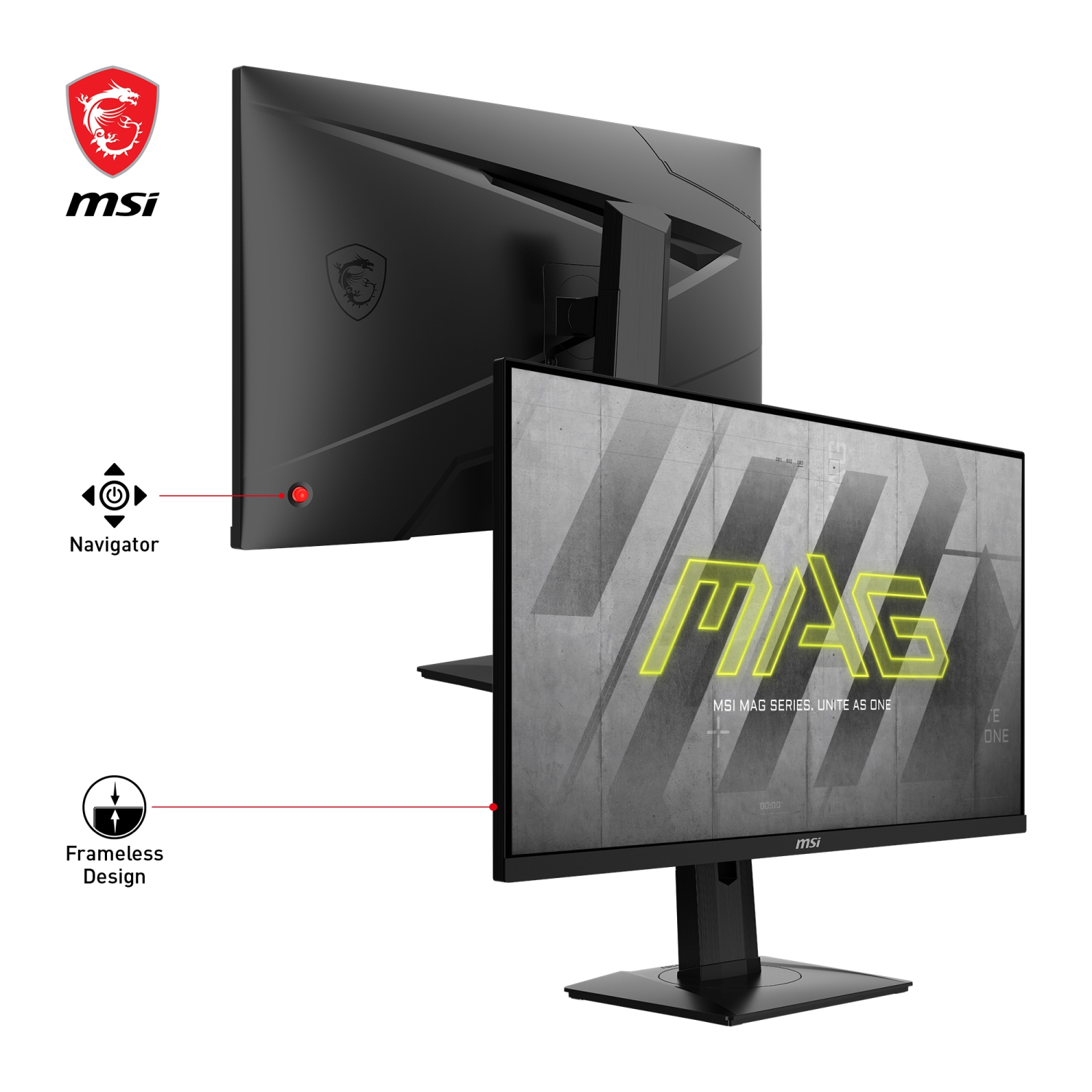 Moniteur MSI Optix MAG274R 27 '' 144Hz 1ms - DiscoAzul.com