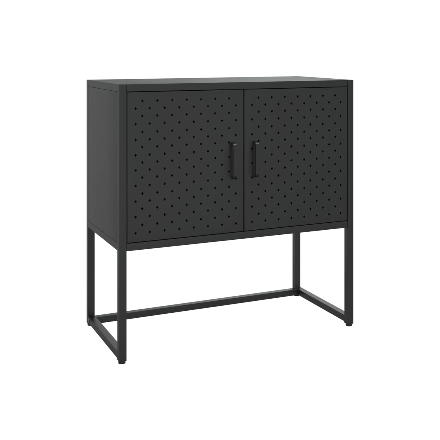 vidaXL Sideboard Black 75x35x75 cm Steel