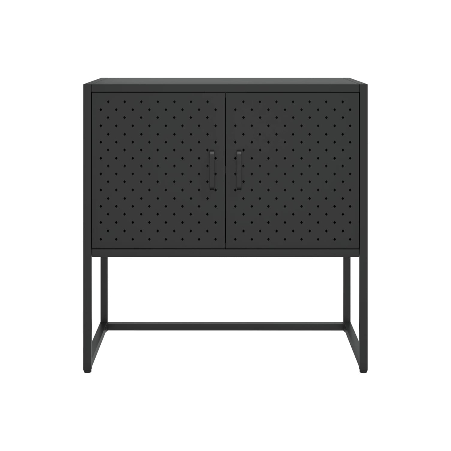 vidaXL Sideboard Black 75x35x75 cm Steel