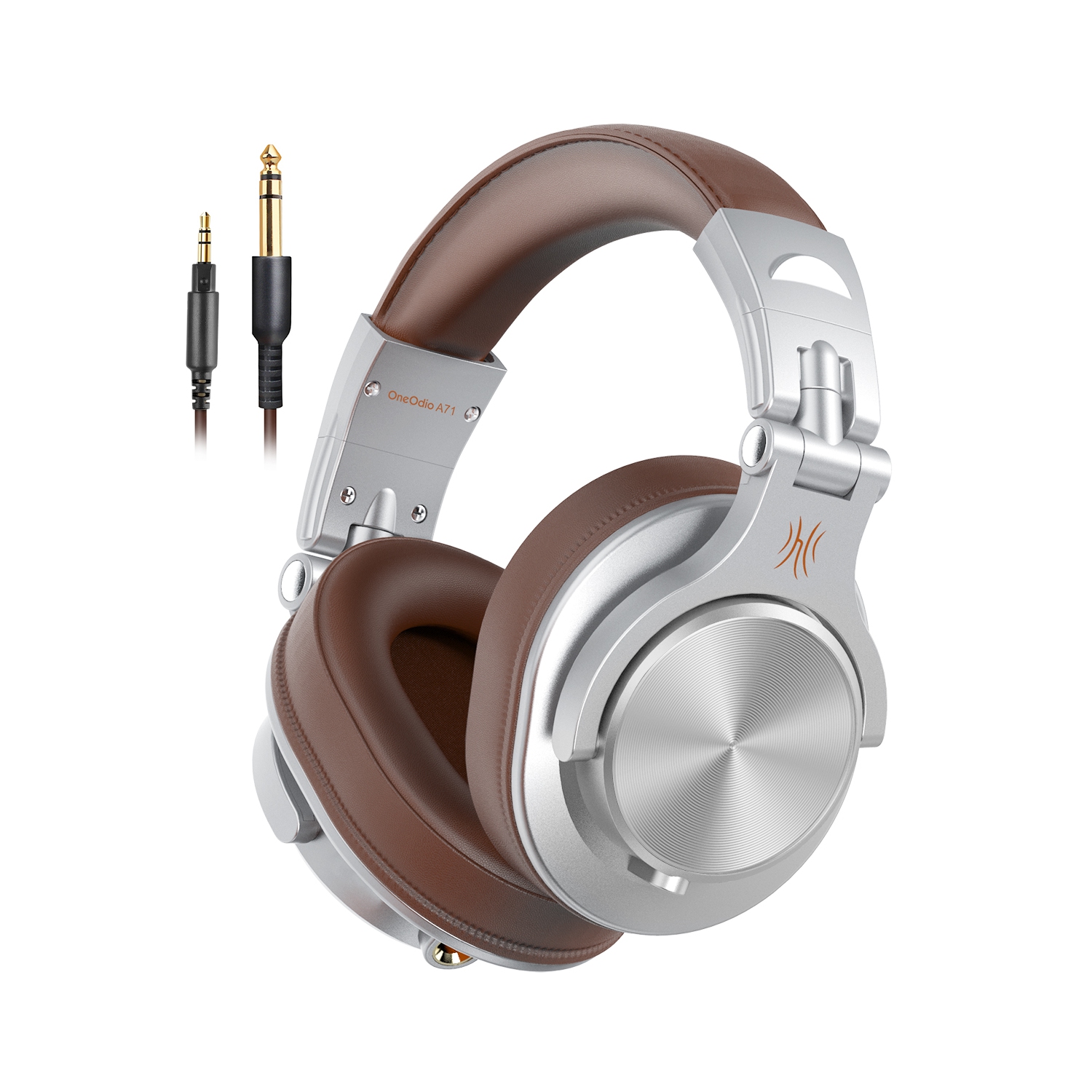 OneOdio Wired Studio Headphones Over-Ear Headphones-A71 Silver