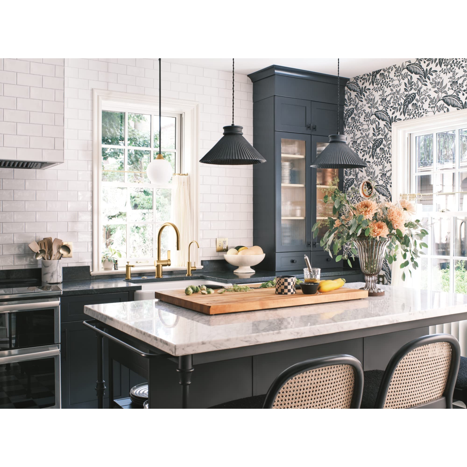 Robinet de cuisine moderne à eau froide avec système de filtration en option Moen S5530BG SIP, doré brossé