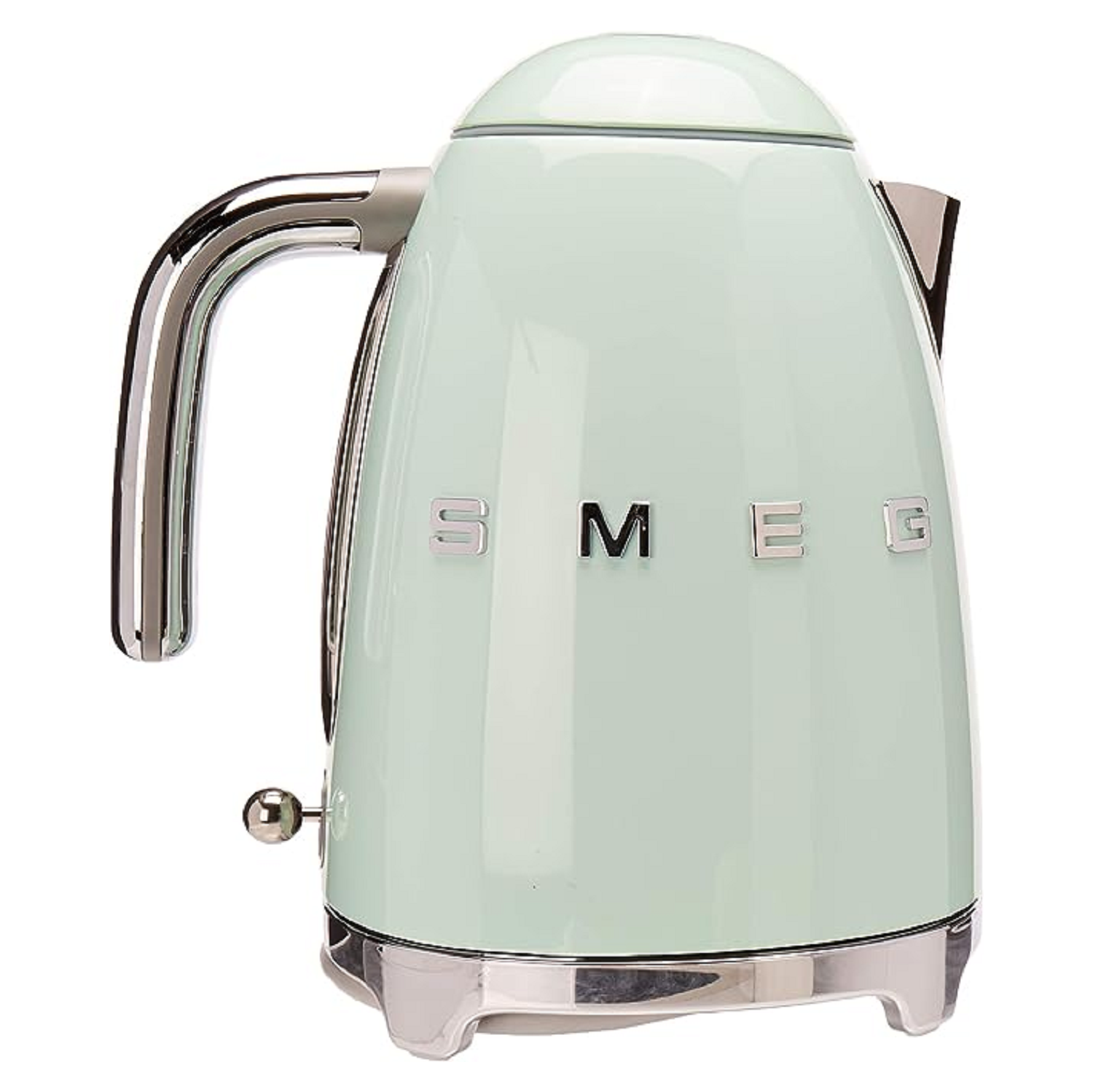 Smeg KLF03PGUS 50's Retro Style Aesthetic Electric Kettle with Embossed Logo, Pastel Green