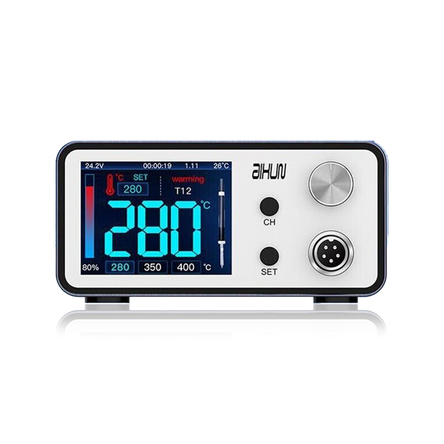 Replacement Aixun T3A Intelligent Soldering Station With T12 Handle And Iron Tips