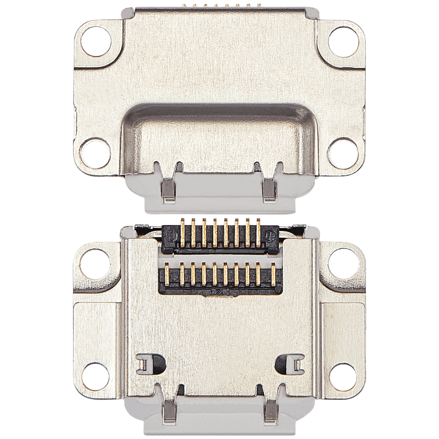 Replacement Charging Port For iPad Pro 10.5"/iPad Pro 12.9"1st Gen(15)/iPad Pro 12.9"2nd(17)(Soldering)(White)(10 Pk)