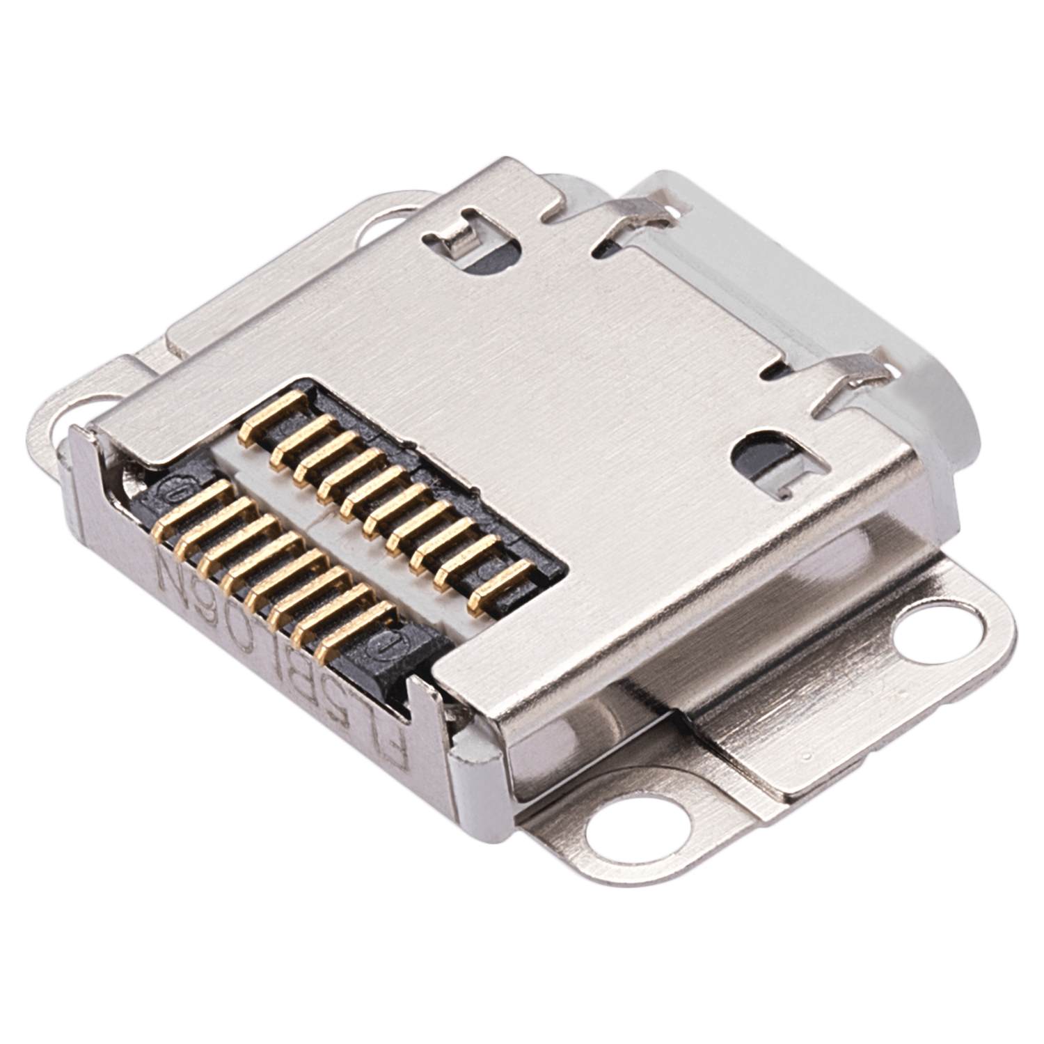 Replacement Charging Port For iPad Pro 10.5"/iPad Pro 12.9"1st Gen(15)/iPad Pro 12.9"2nd(17)(Soldering)(White)(10 Pk)