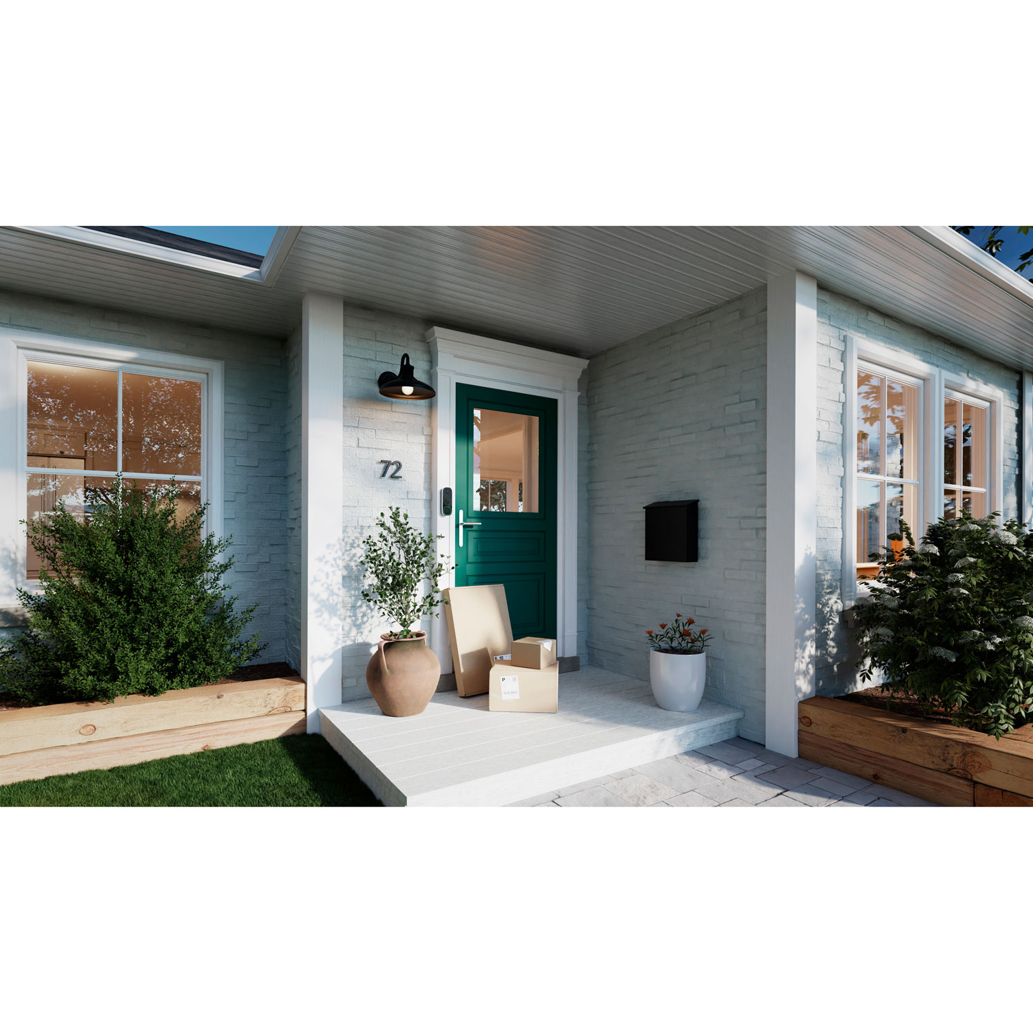 Sonnette vidéo avec caméra intelligente d'ecobee