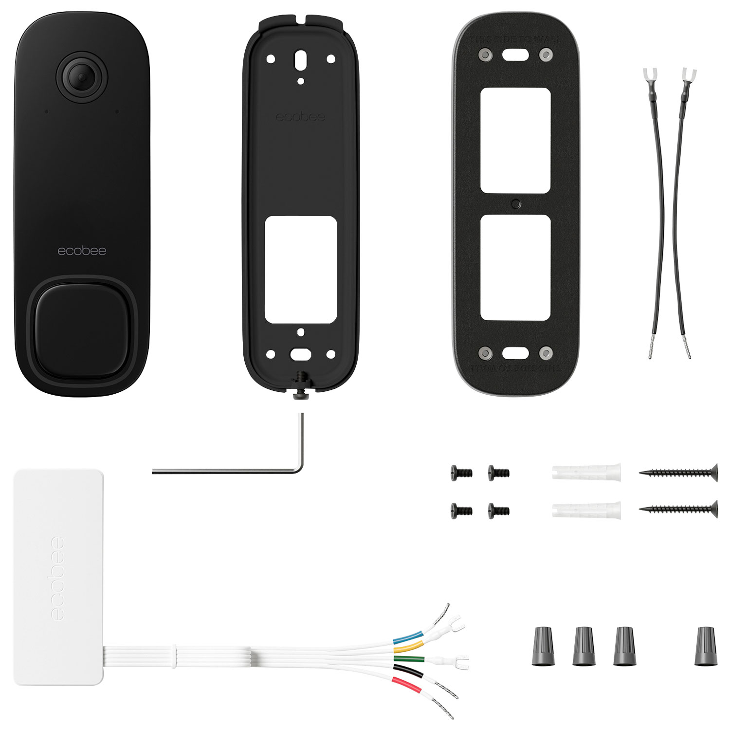 Sonnette vidéo avec caméra intelligente d'ecobee