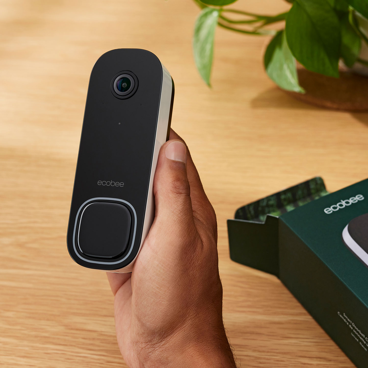 Sonnette vidéo avec caméra intelligente d'ecobee