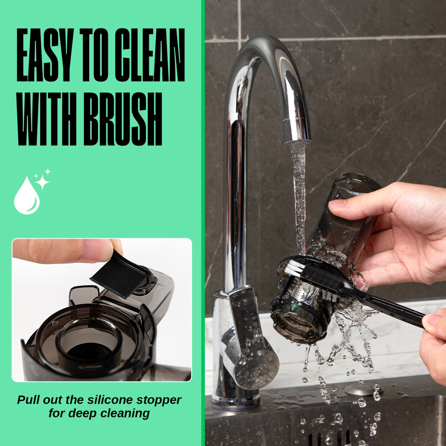 Centrifugeuse Ginnie de Ventray Essential, compact et lent, riche en nutriments, meilleur cadeau pour la famille