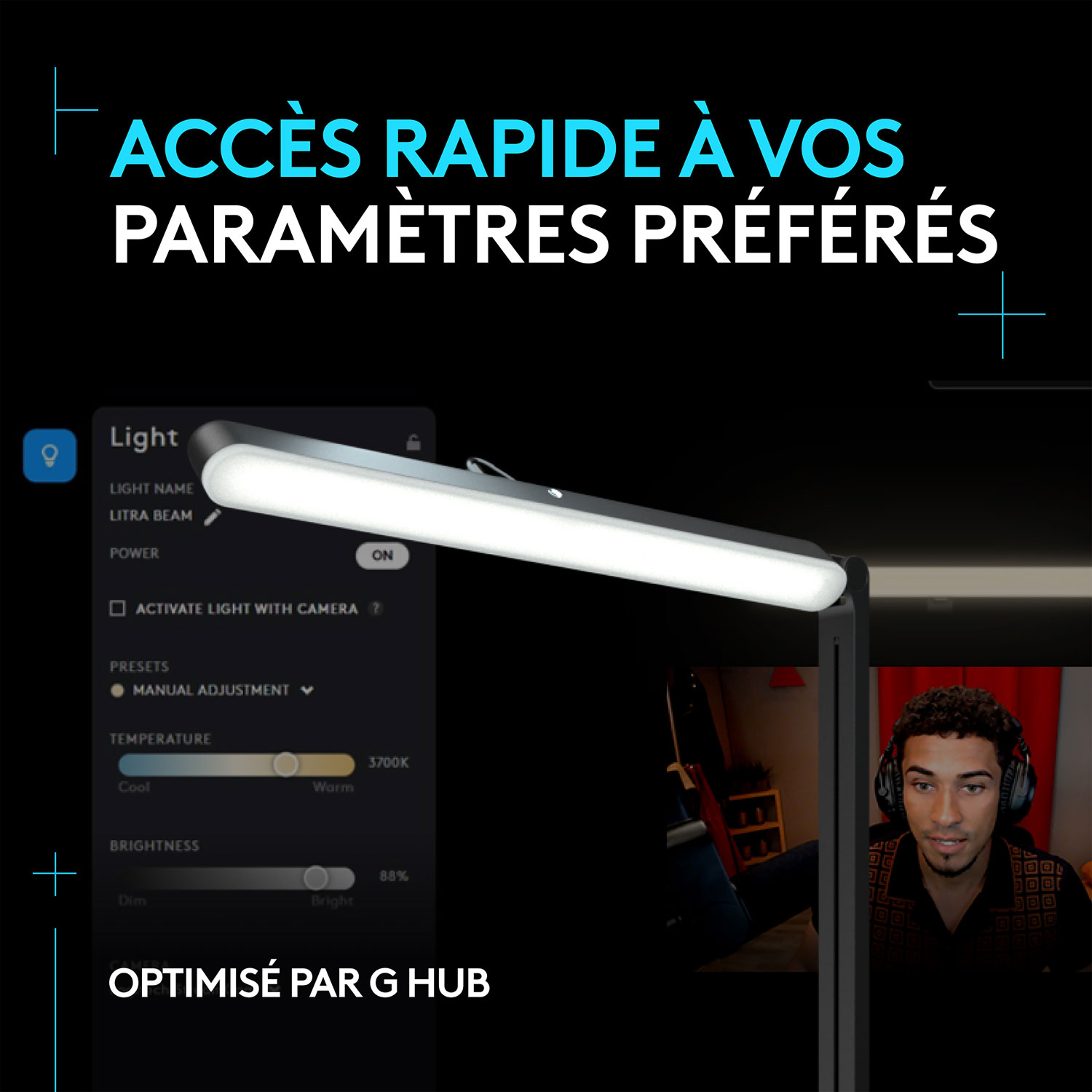 Logitech G Litra Beam LED Desktop Key Light