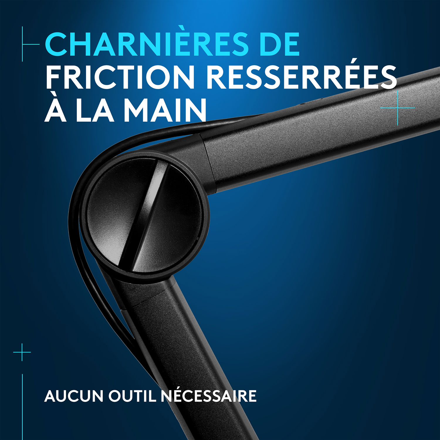 Logitech G Compass Premium Microphone Boom Arm - Black