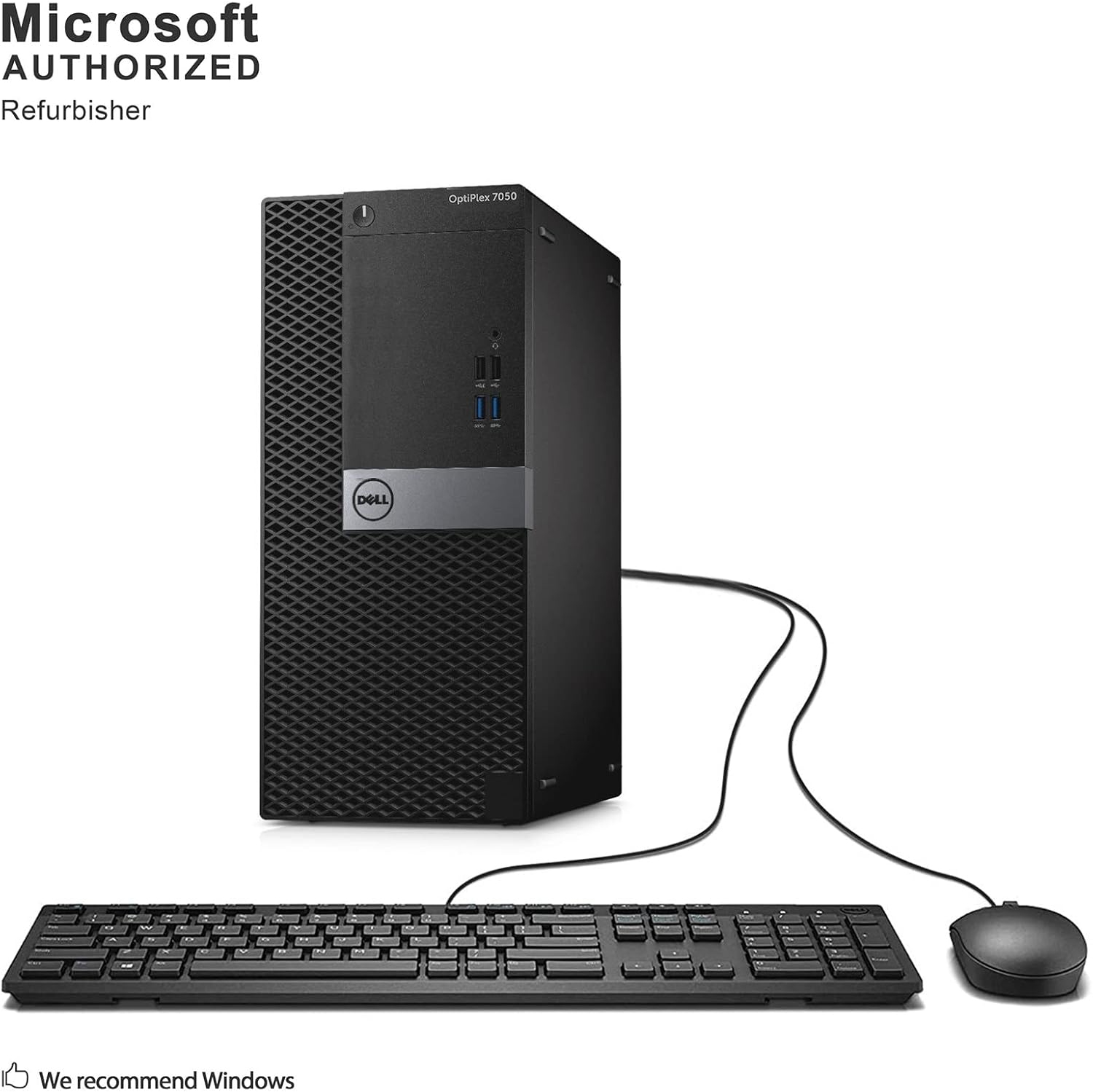Refurbished Dell OptiPlex 7050, SFF Intel HD Graphics 630,i7-6700, 16GB, 256GB, PCIe, 2 Years Warranty, 100614-20711