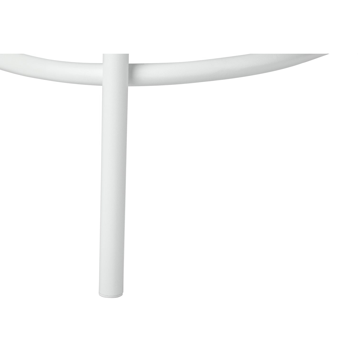 Monarch Specialties – Tabouret de bar I 2397, ensemble de 2, pivotant, hauteur de bar, métal blanc, style cuir gris, contemporain, moderne