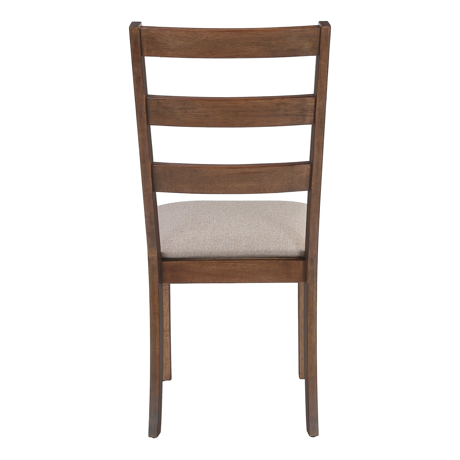 Monarch Specialties I 1313 - Dining Chair, Set Of 2, Side, Upholstered, Kitchen, Dining Room, Brown Fabric, Walnut Wood Legs, Transitional