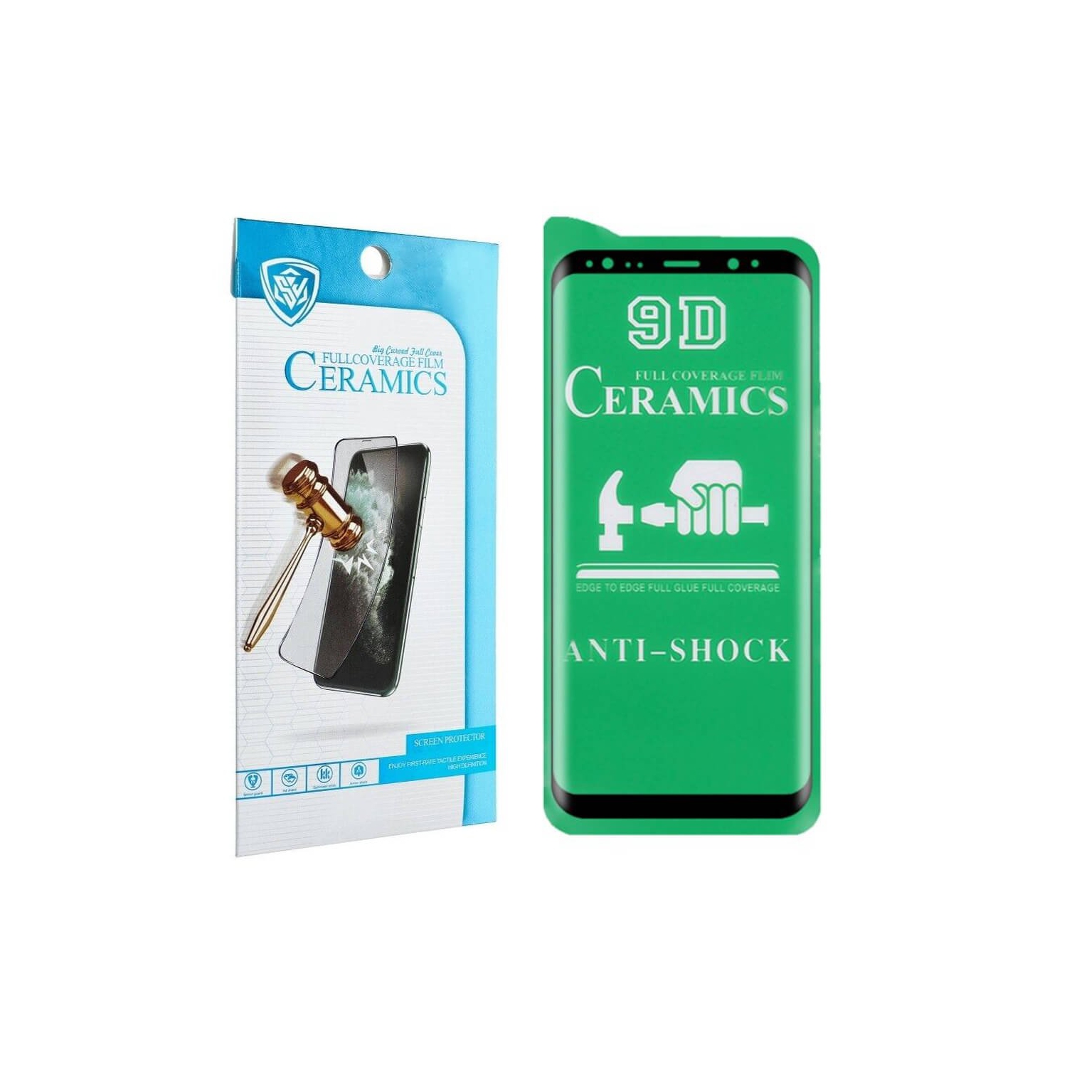 SuperShield Ceramic Tempered Glass Screen Protector Samsung Galaxy S23 Ultra Glass Flim Guard - 2 Pack