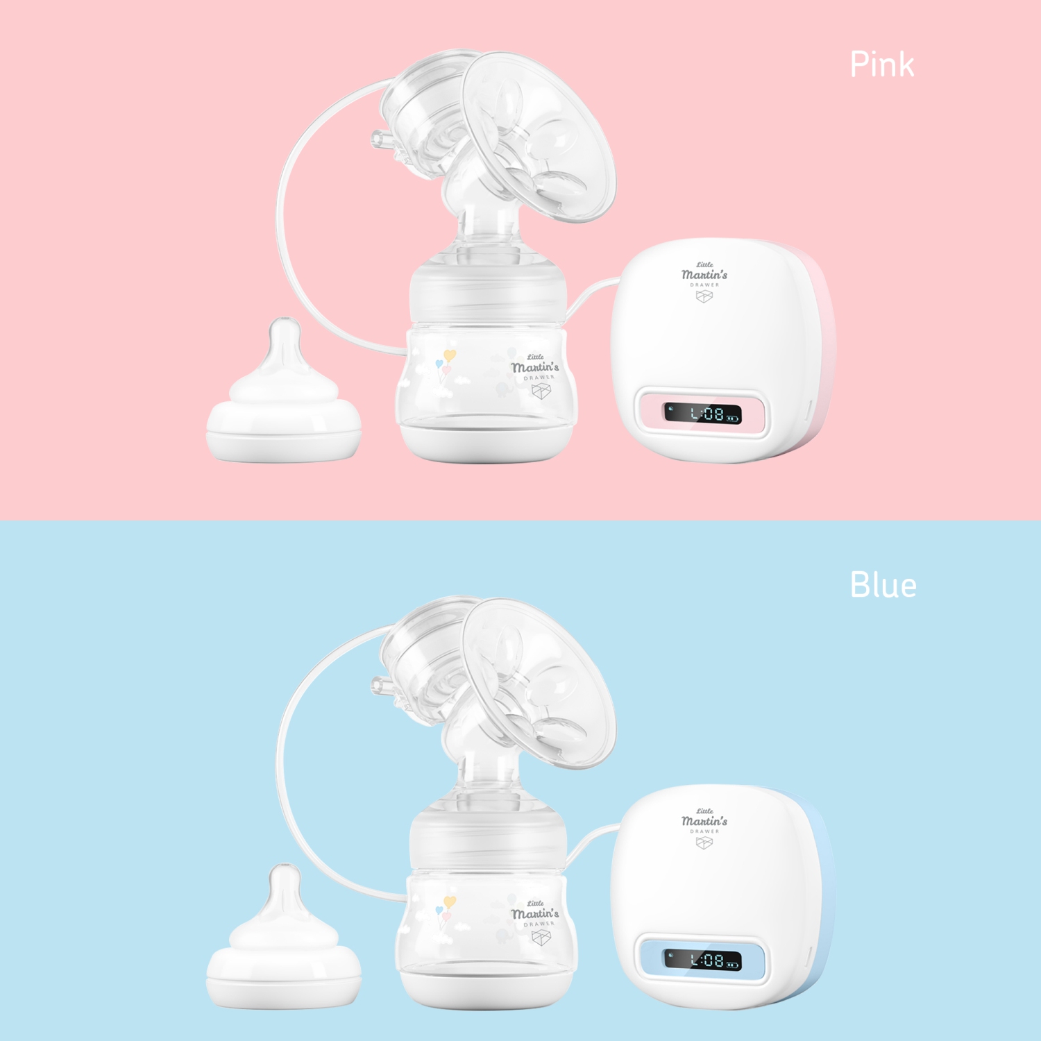 Tire-lait électrique Little Martin pour allaitement maternel, batterie rechargeable pour voyage