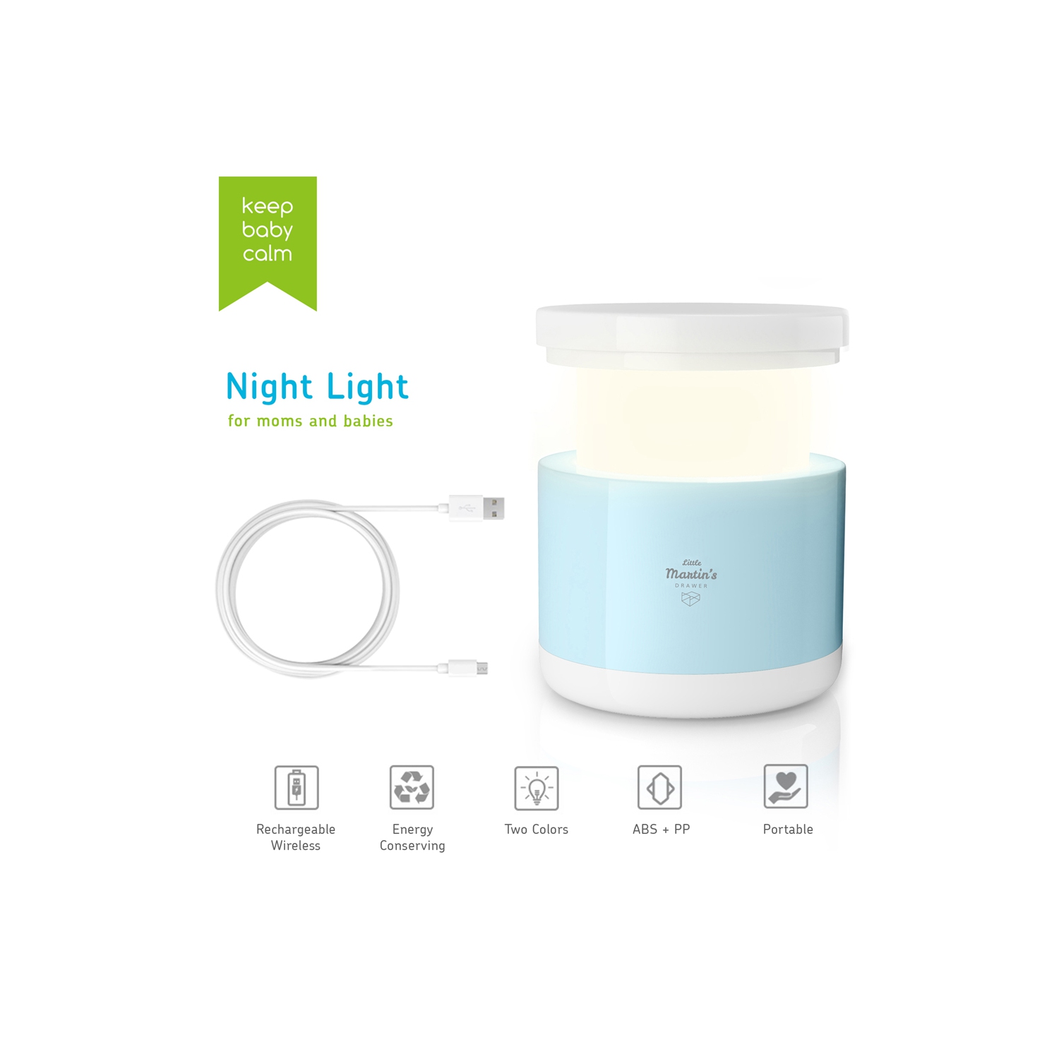 Veilleuse de Little Martin pour l'allaitement au sein