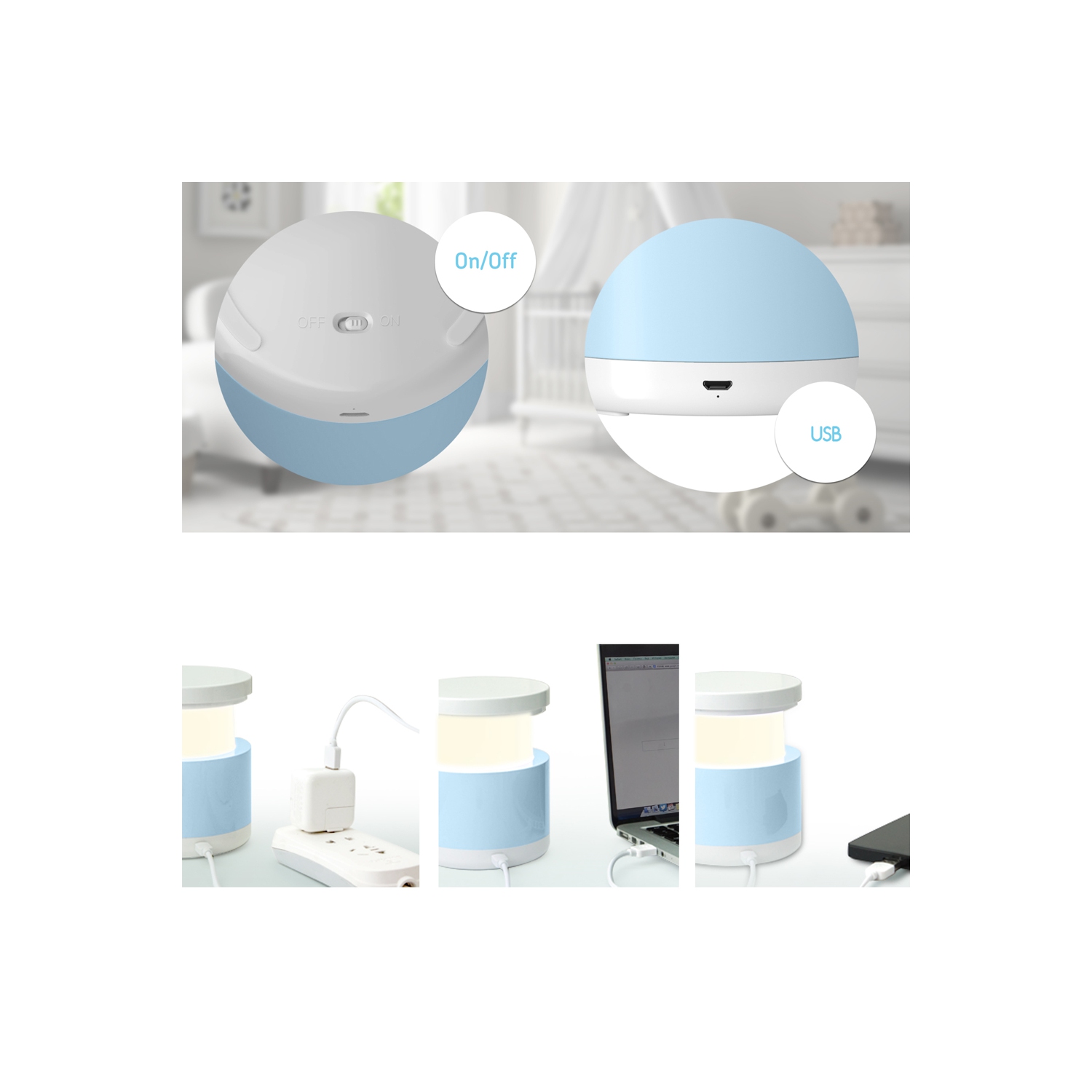 Veilleuse de Little Martin pour l'allaitement au sein