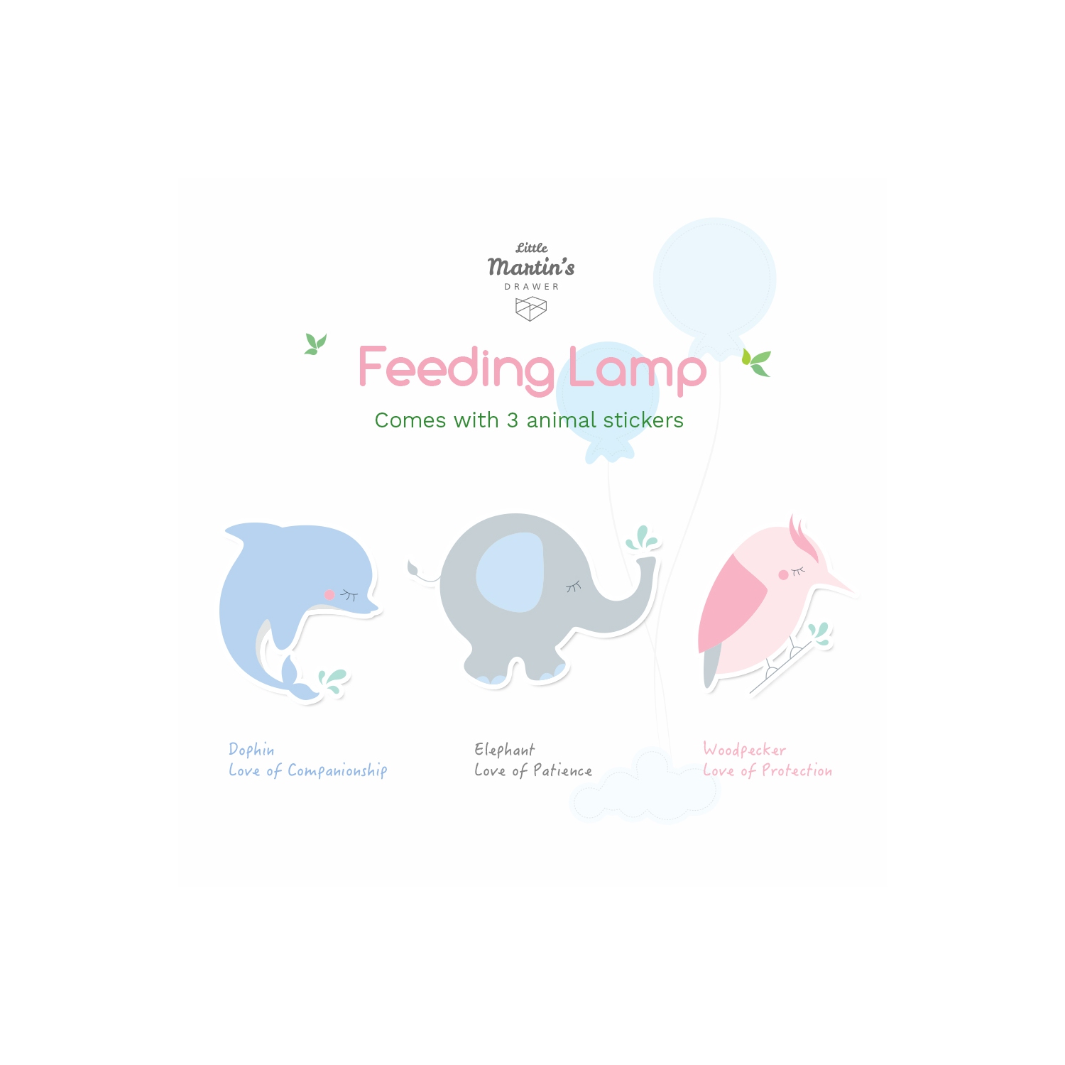 Veilleuse de Little Martin pour bébé qui allaite