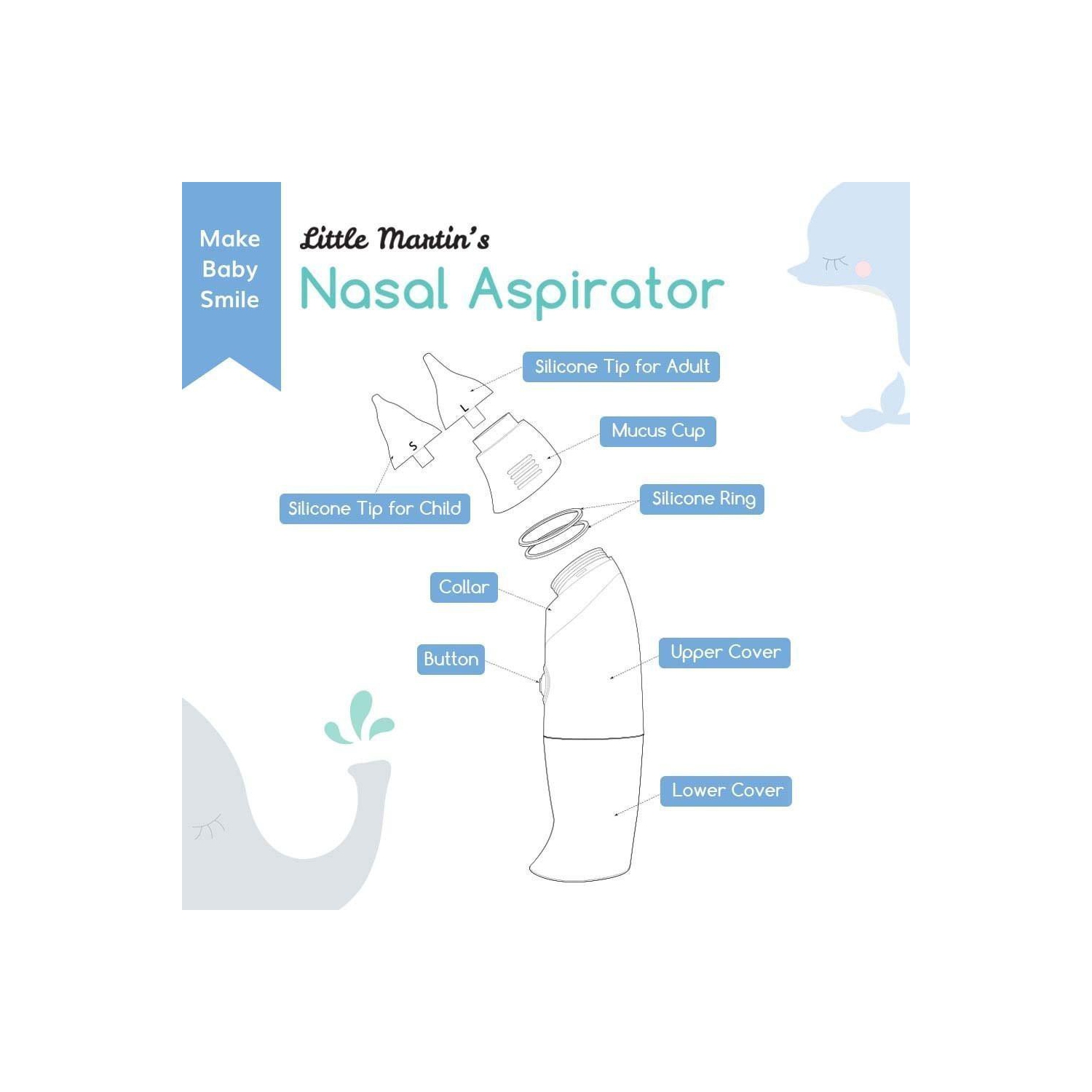 Aspirateur nasal électrique de Little Martin's Baby