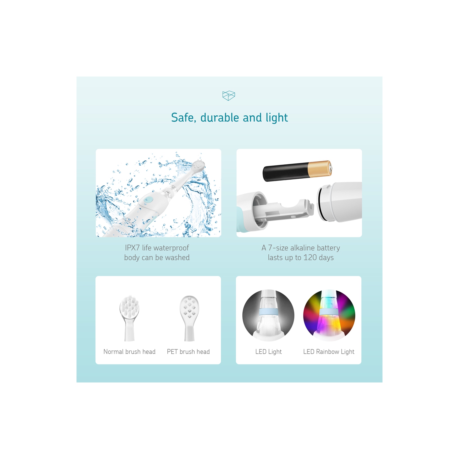 Brosse à dents électrique pour bébé de Little Martin