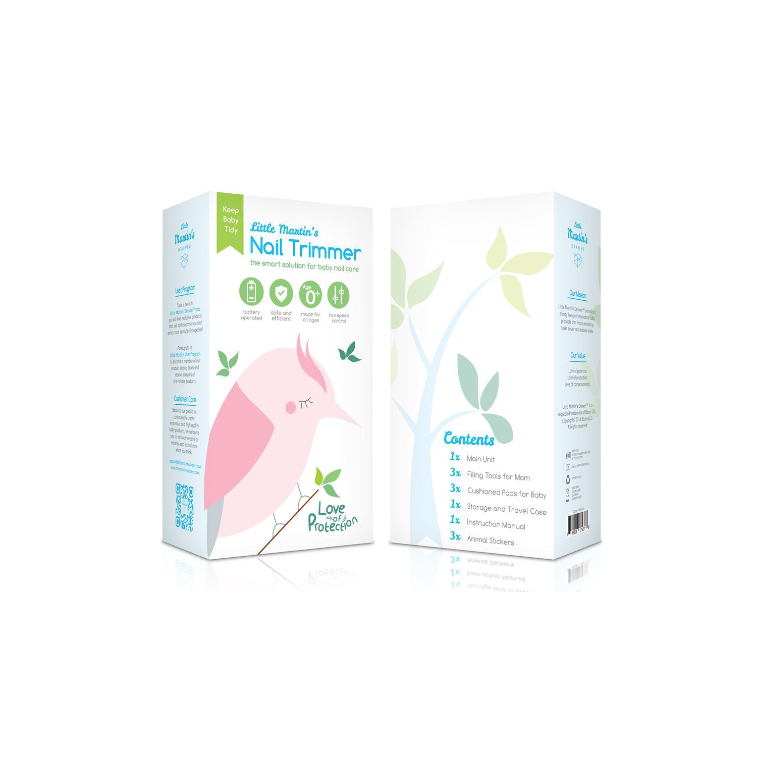 Coupe-ongles électrique avec lumière Little Martin's Baby