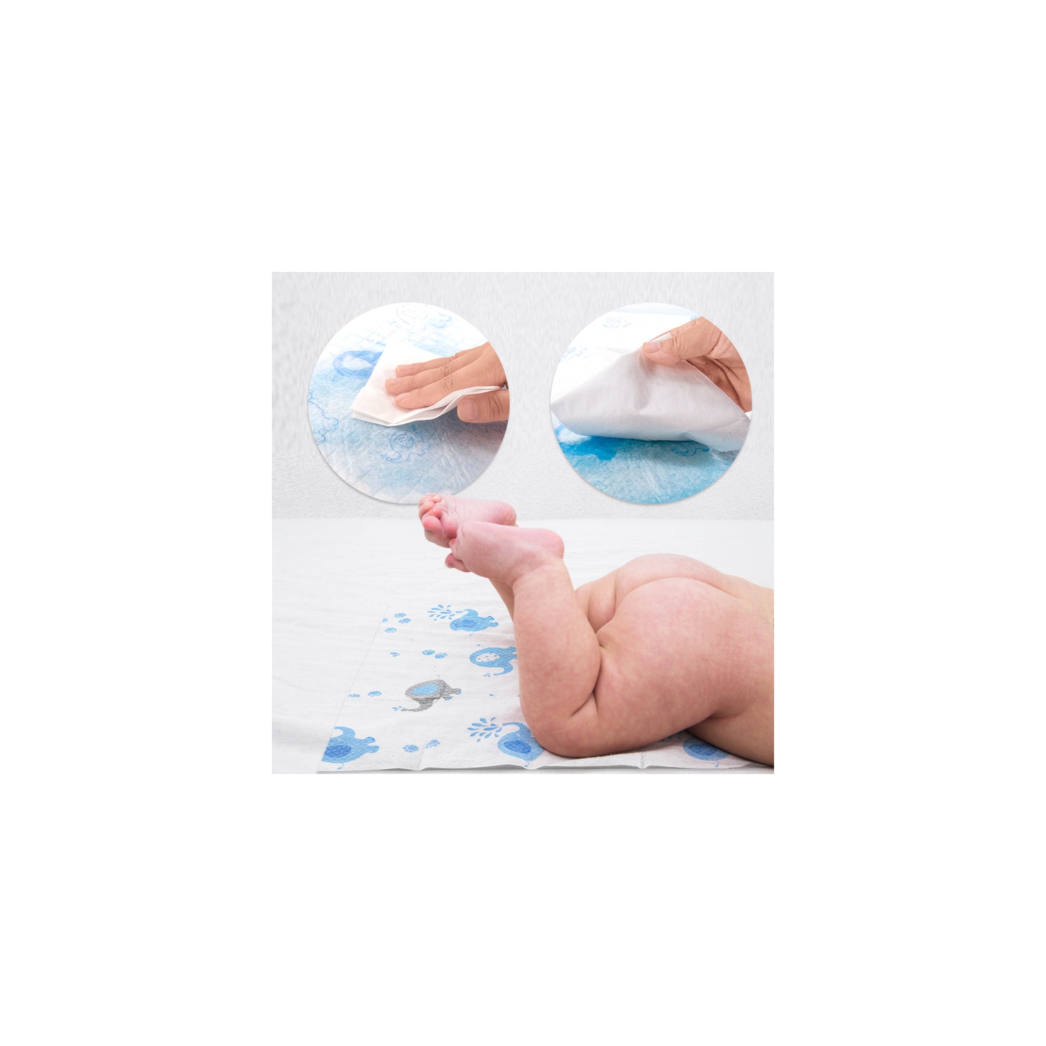 Tapis à langer jetables Little Martin – 30 unités