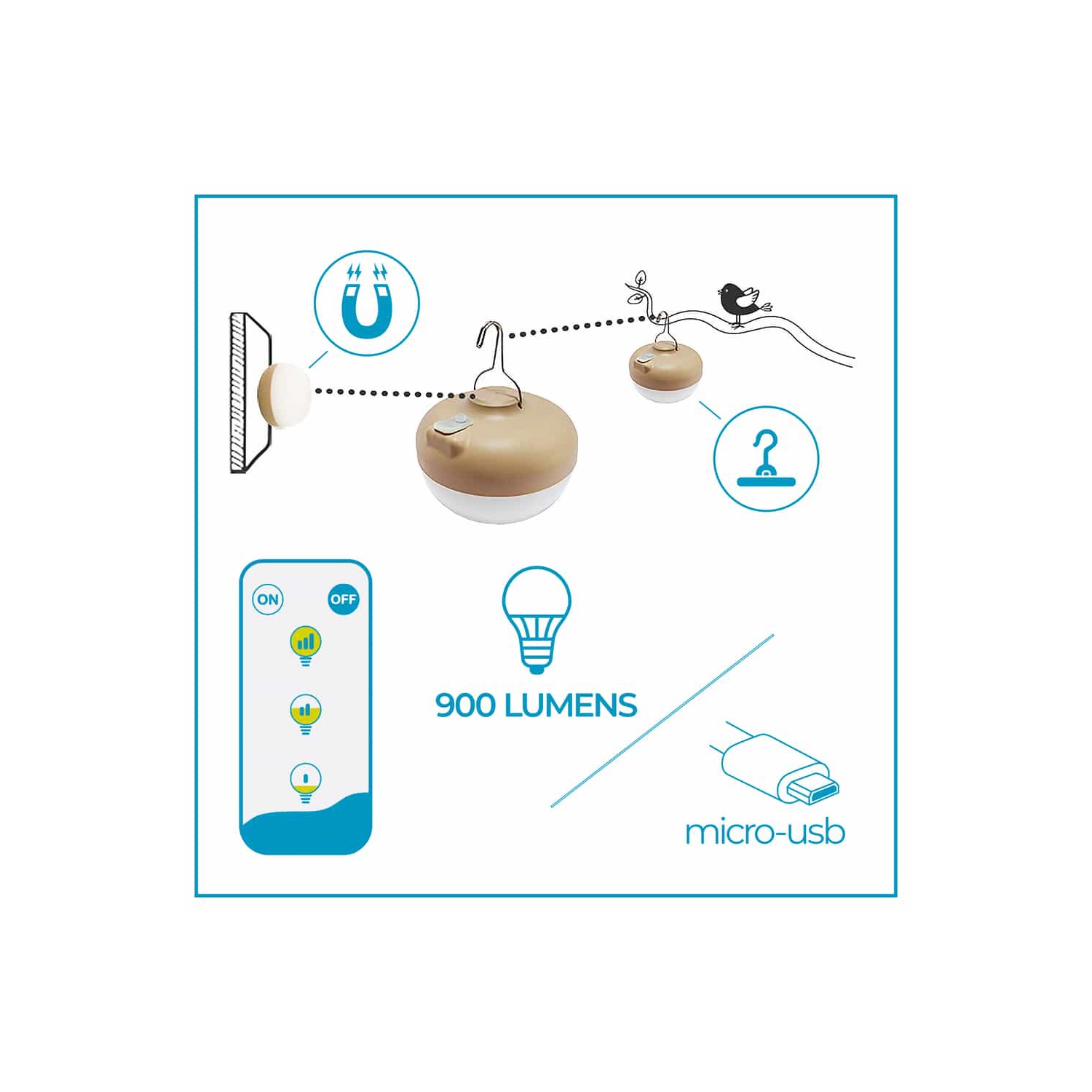 Newgarden Conta 70 LED Floor Lamp, Wireless & Rechargeable