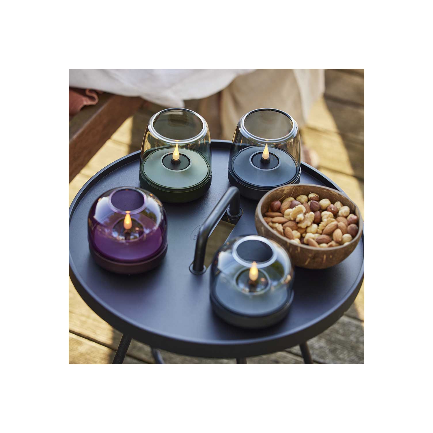 kooduu Glow 10 Flameless LED Candle, 100 hours' autonomy, Cobalt Blue