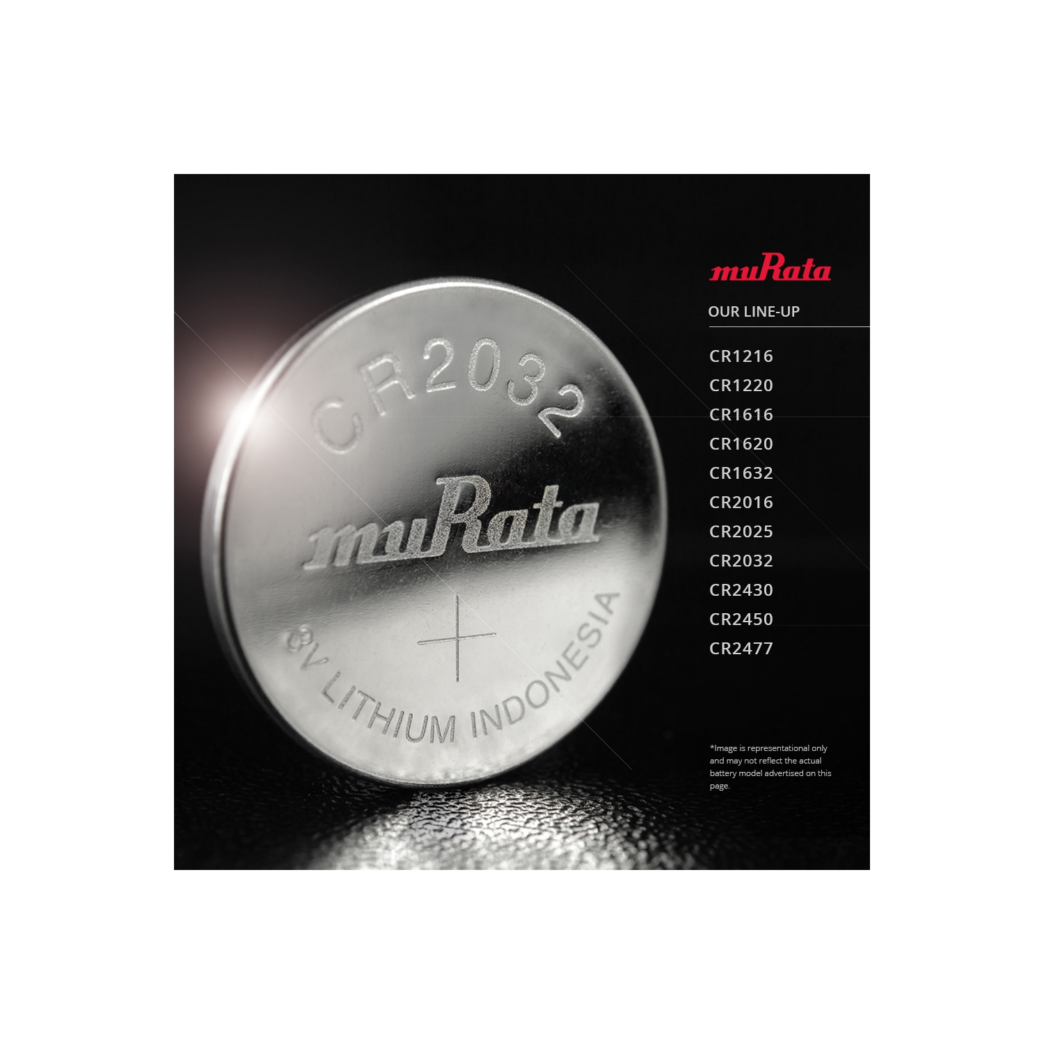 Pile bouton au lithium Murata CR1620 3&nbsp;V - remplace Sony CR1620