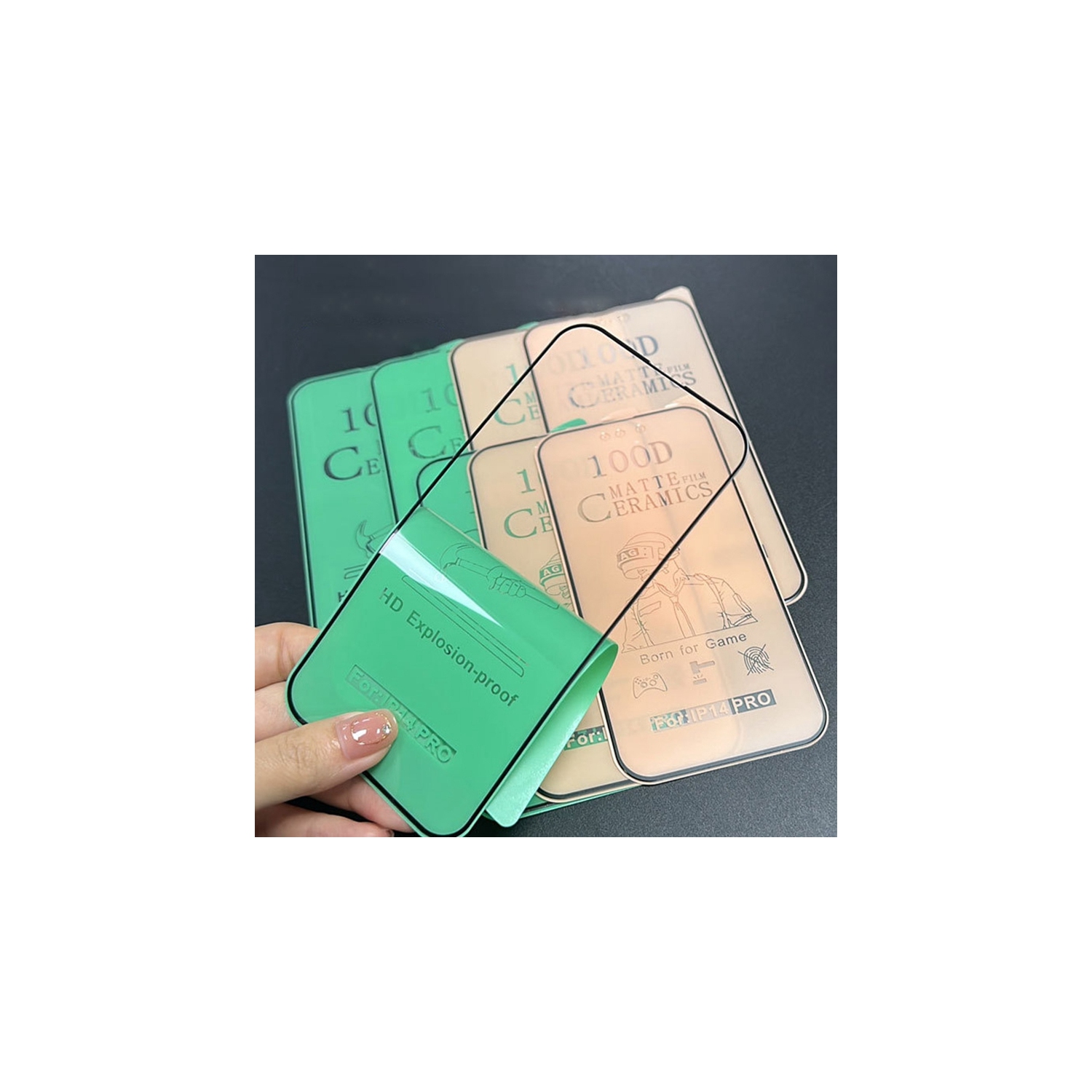 Protecteur d'écran en verre céramique Elite Privacy 360 de SuperShield pour iPhone 7 8 plus - Paquet de 2