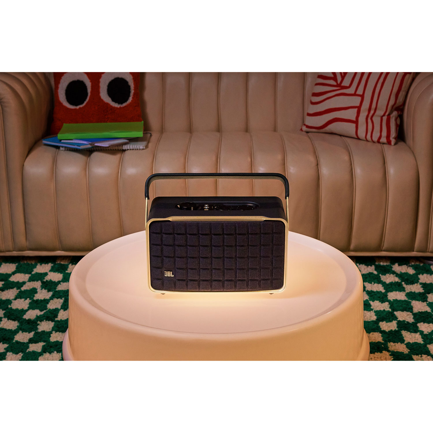 JBL Authentics 300 Wireless Multi-Room Speaker with Voice Control Built-In - Black