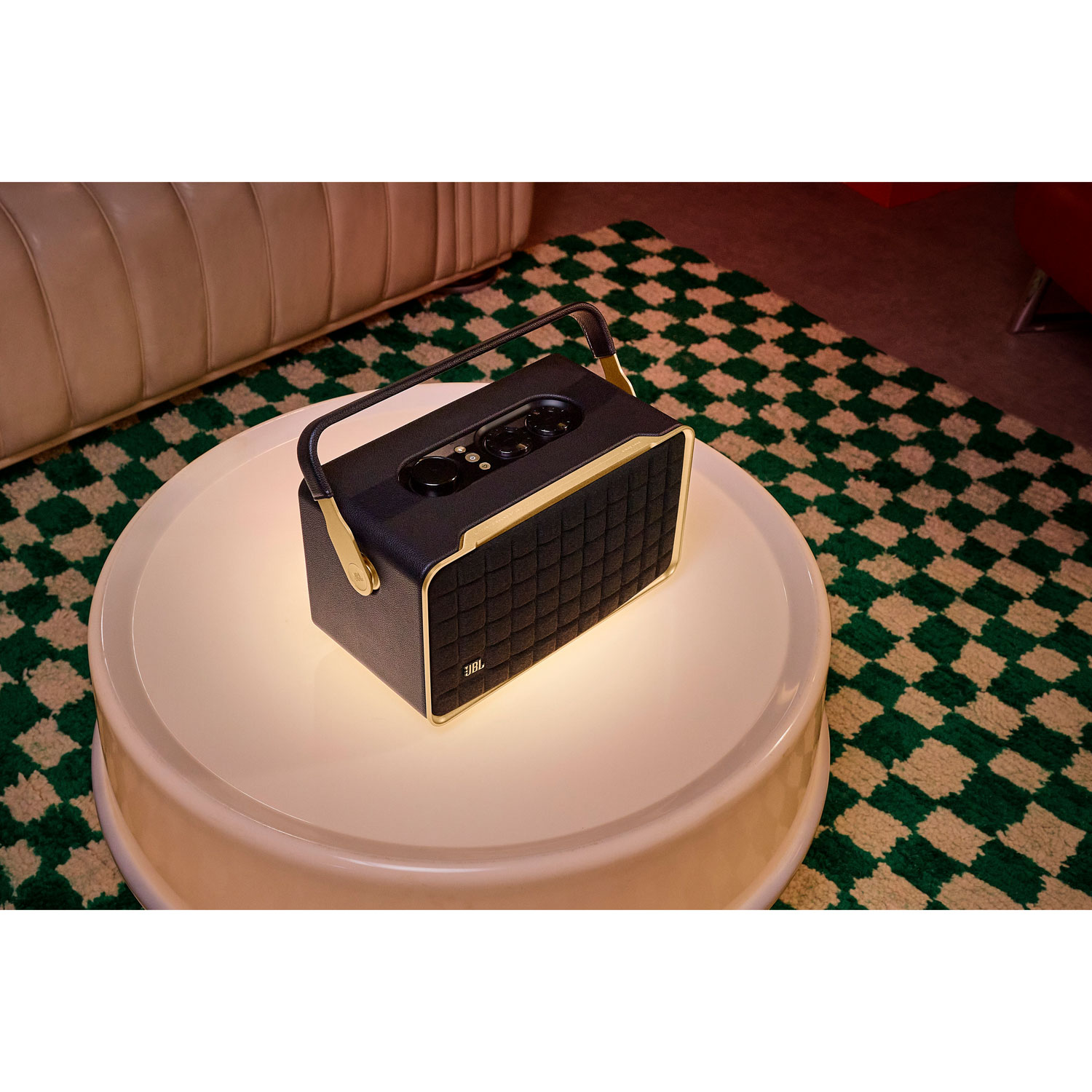 JBL Authentics 300 Wireless Multi-Room Speaker with Voice Control Built-In - Black