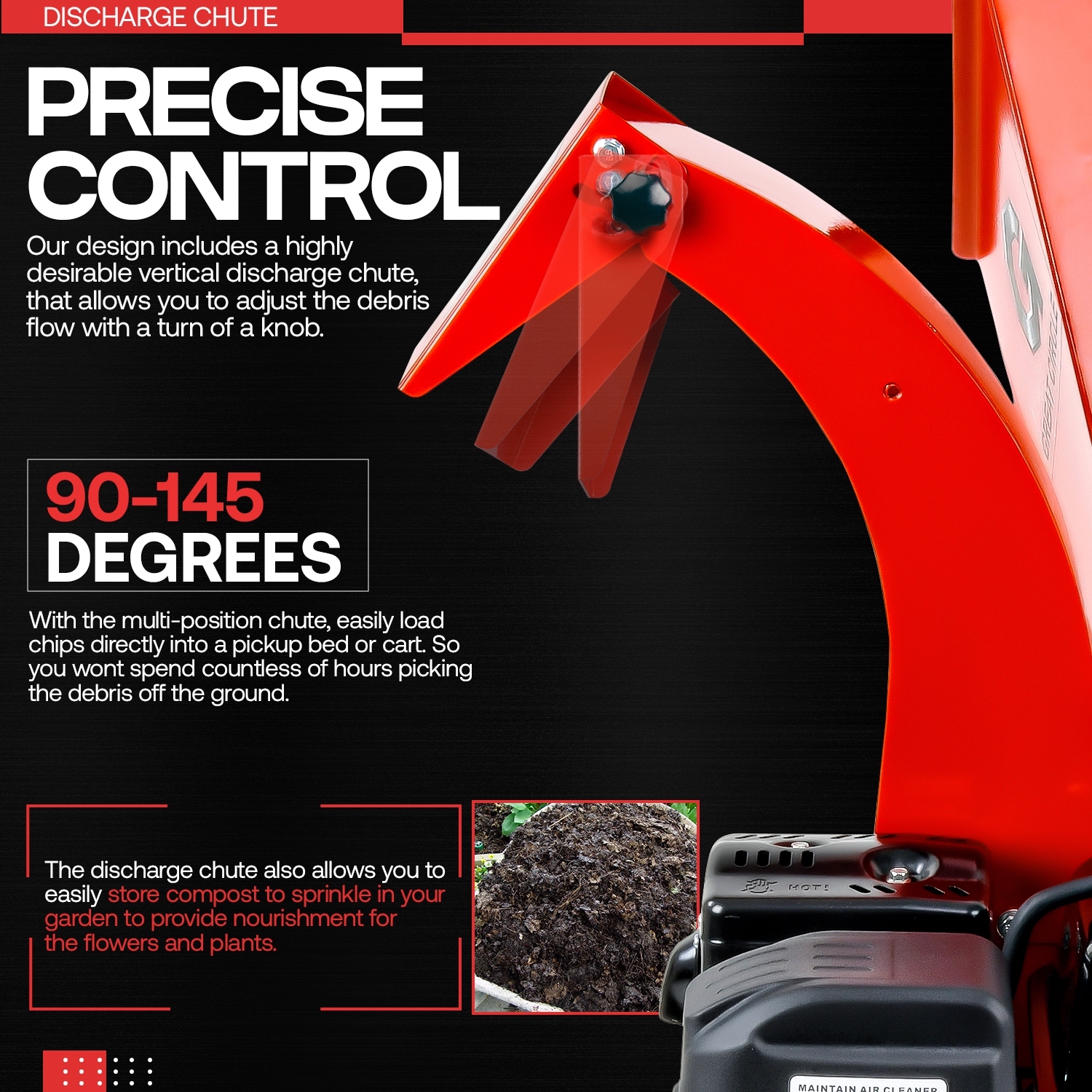 Déchiqueteuse à bois Great Circle USA Mini