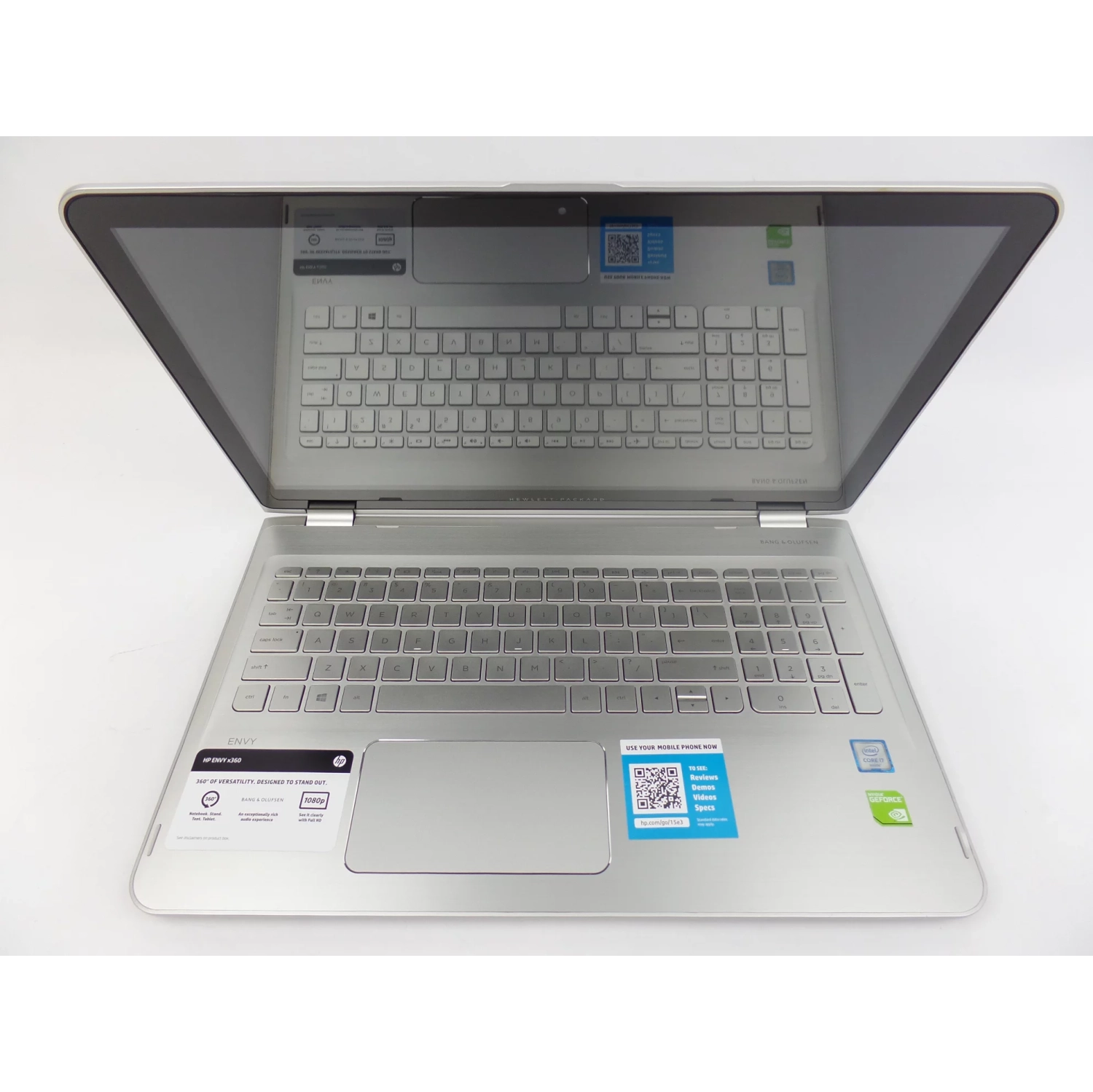 HP ENVY X360 M6-W105DX, 15.6" FHD Touchscreen Laptop, Core i7 6th Gen, 8Gb RAM, 256Gb SSD, Windows 10 (Refurbished Fair)