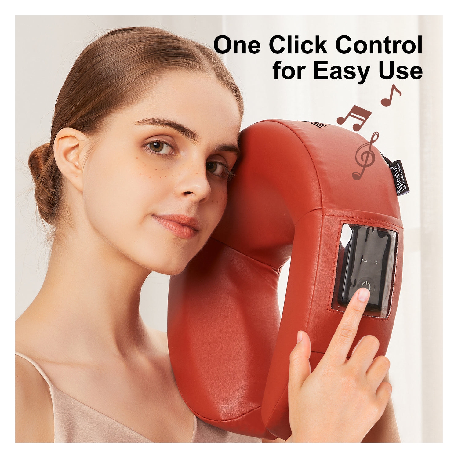 Master Massage MusicMaster Crescent Round High Fidelity Sound Face Cradle Cushion- Bluetooth Massage Pillow forFace Down Resting- Ultra Soft Massage