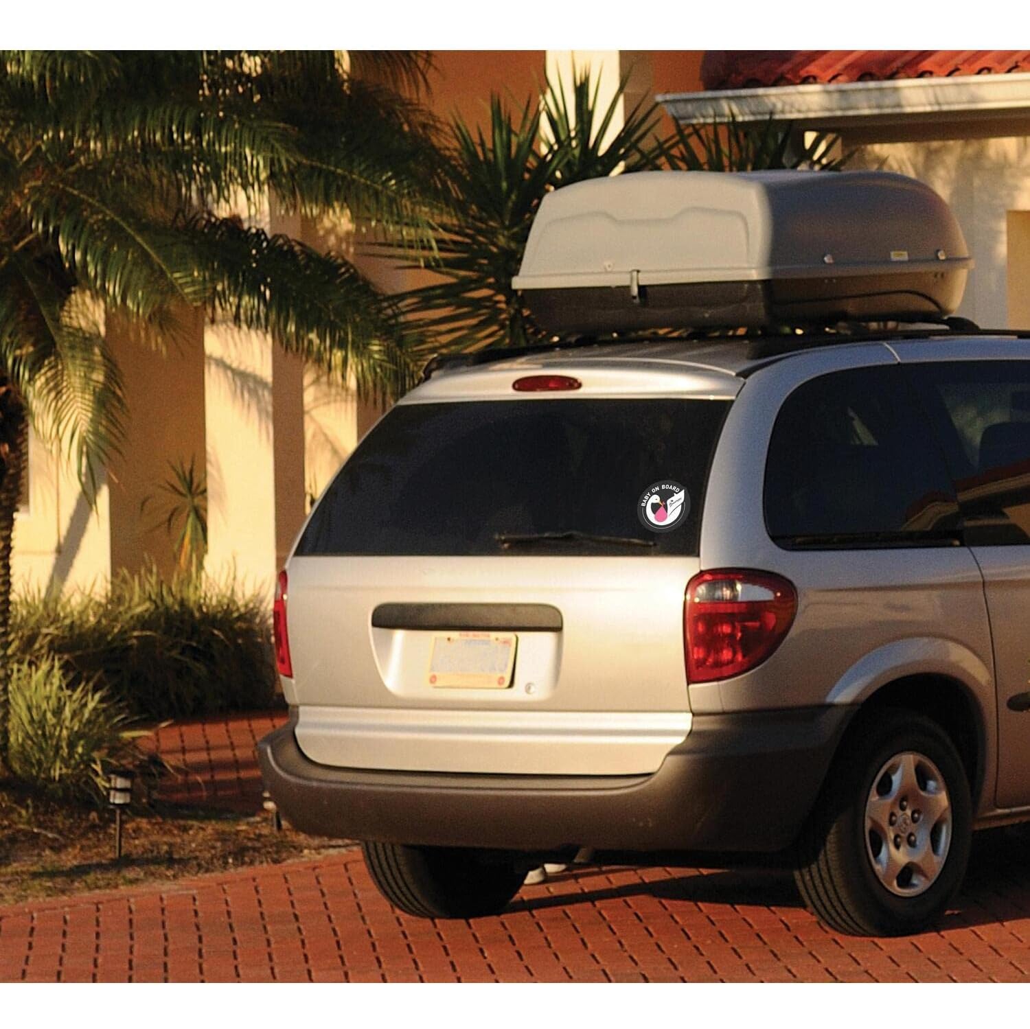 Crochet adhésif Baby on Board de Dreambaby, rose, 2 unités