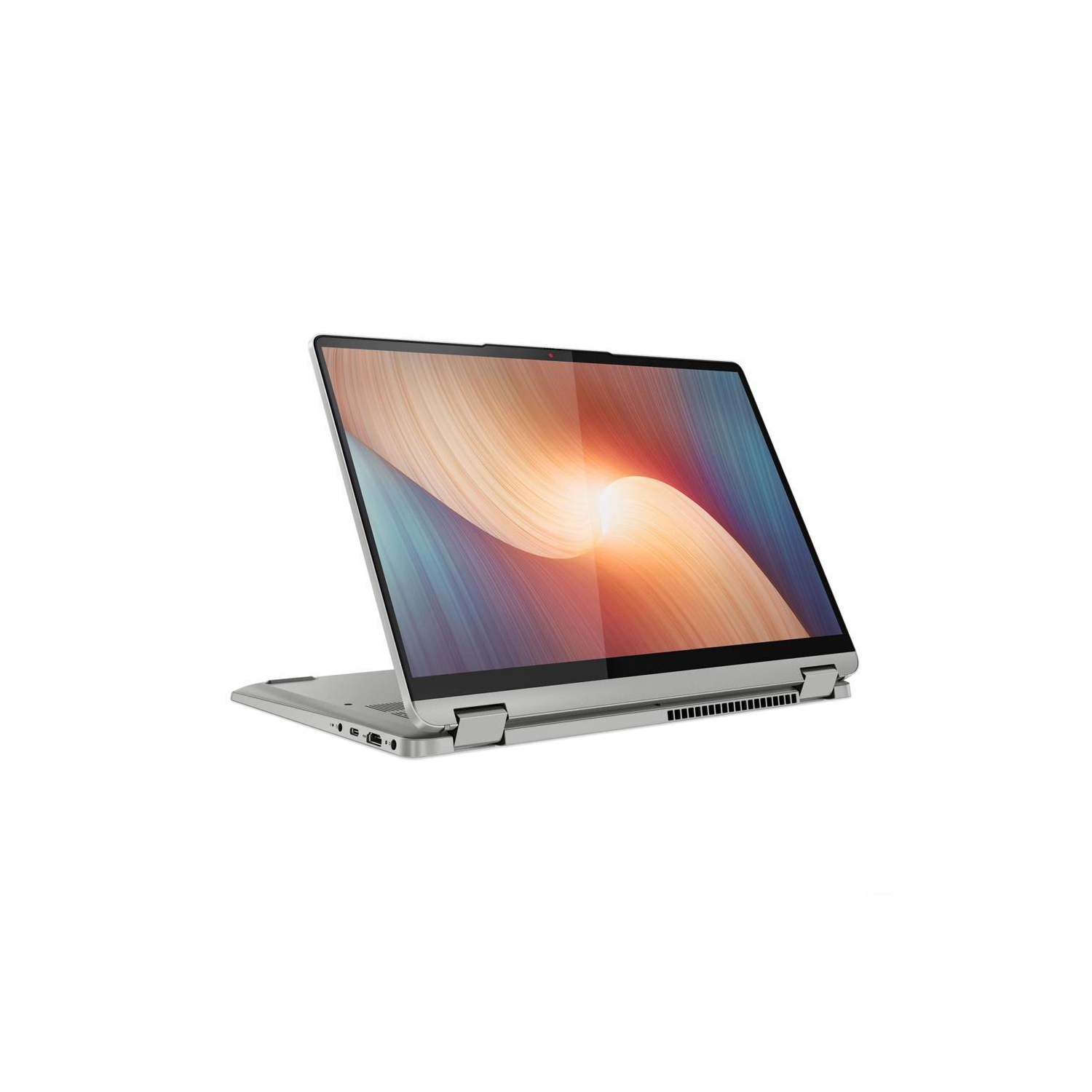Refurbished (Excellent) - Lenovo IdeaPad Flex 5 Laptop (AMD Ryzen 5 5500U, 8GB Ram, 512GB SSD, HDMI, Webcam, Windows 11, 14" touchscreen) - Cloud Grey