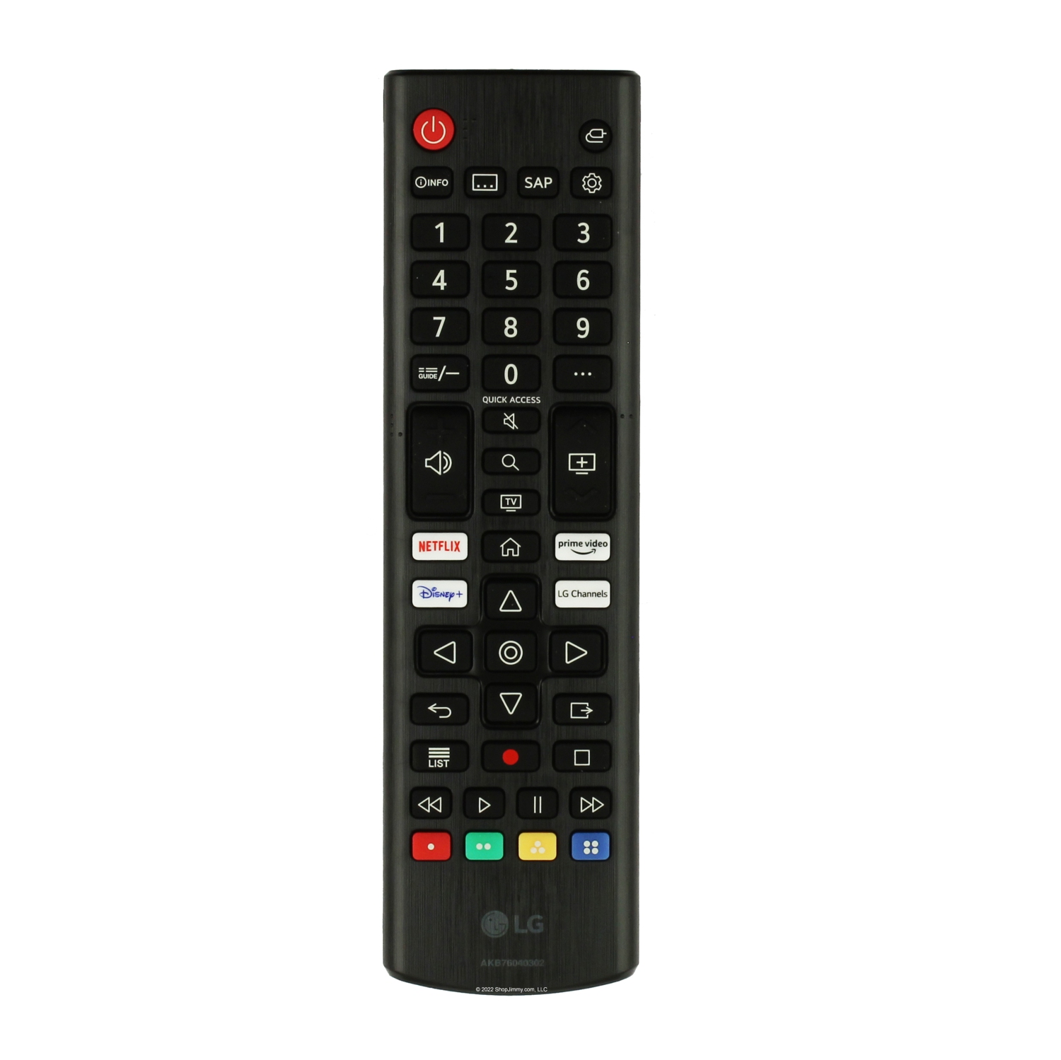 Refurbished (Good) LG Original AKB76040302 LED TV Remote Control