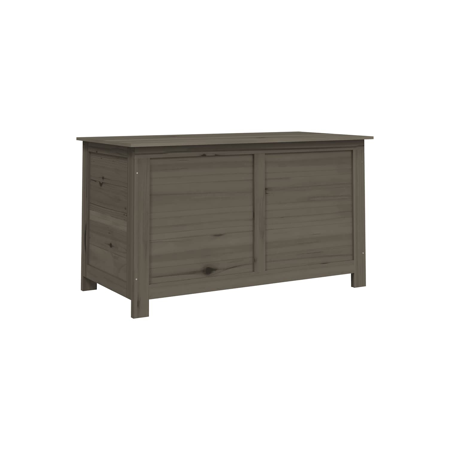 vidaXL Outdoor Cushion Box Anthracite 100x50x56 cm Solid Wood Fir