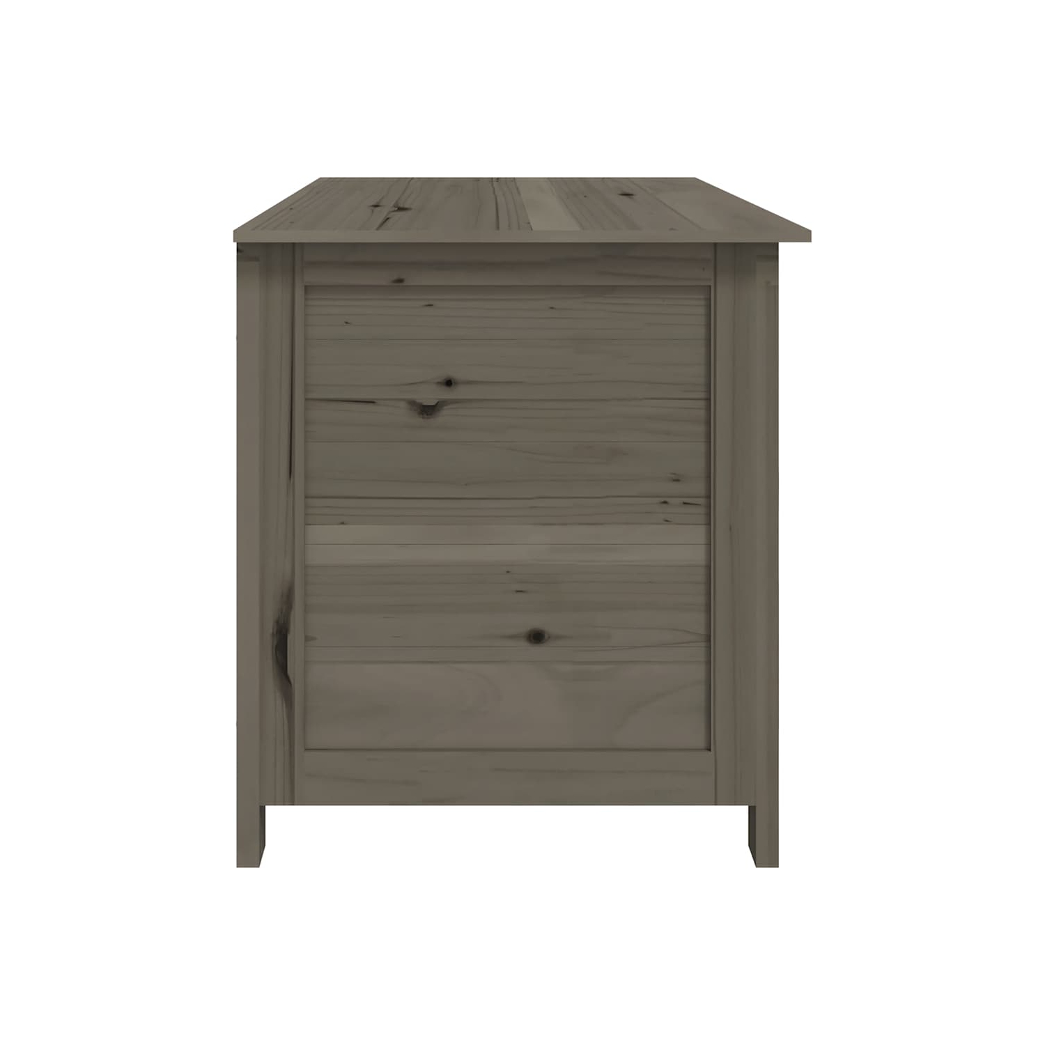 vidaXL Outdoor Cushion Box Anthracite 100x50x56 cm Solid Wood Fir