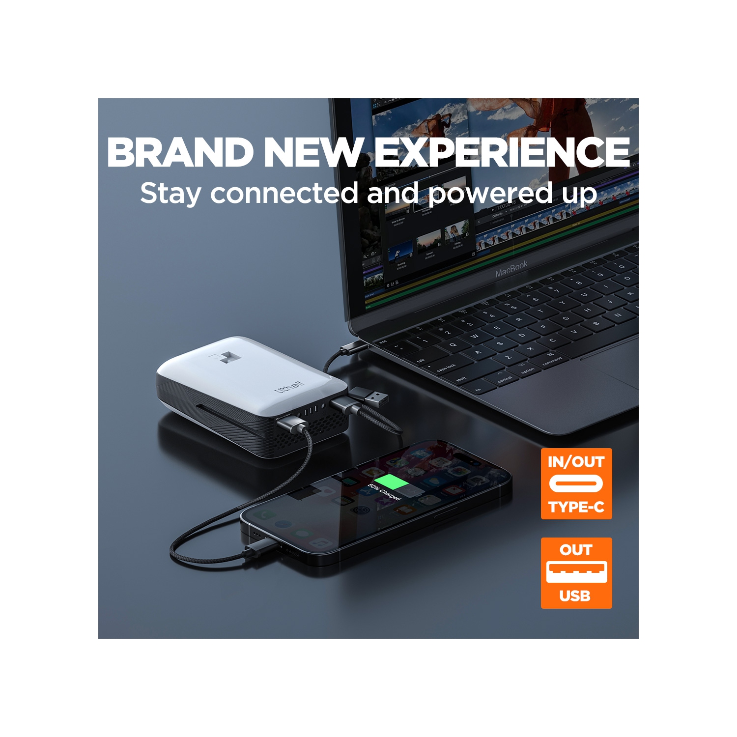 LiTHELi Battery Pack 20V, 4.0Ah Replacement Lithium Batteries U20 Power Tools and Outdoor Power Equipment