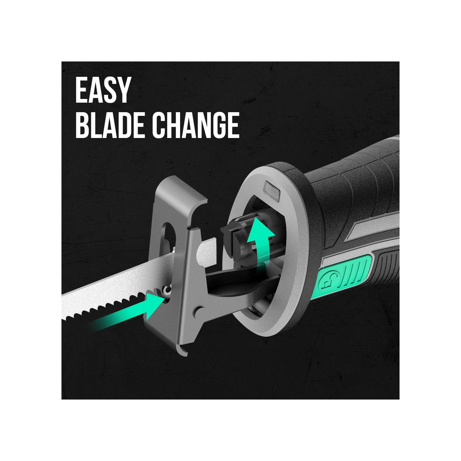 Litheli Reciprocating Saw Cordless, Powerful Hand Saw Kit with 20V 4.0 Ah Battery & Fast Charger, 0-3000 SPM