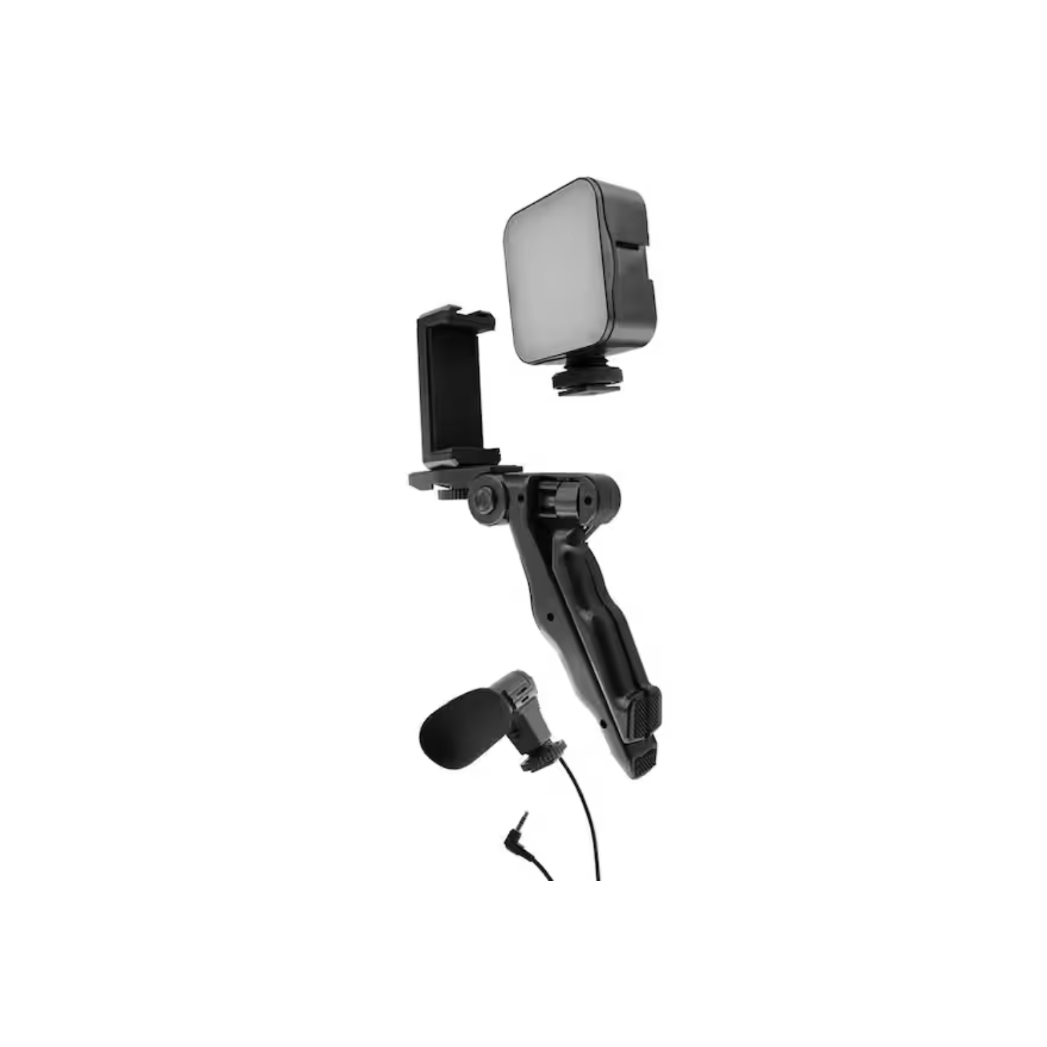 Monster – Support d’enregistrement vidéo DEL pour téléphone intelligent MSV7-1002-MWT, pour blogues vidéo/diffusions en direct/médias sociaux