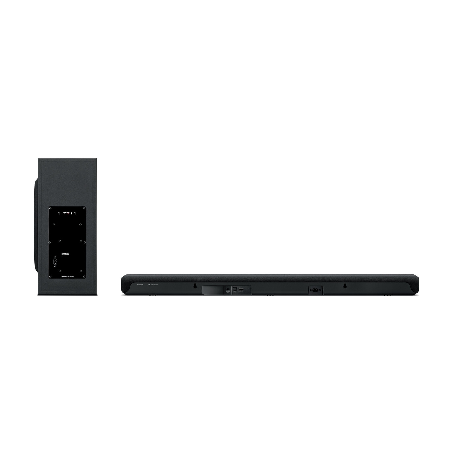 Yamaha - SR-B40ABL DOLBY ATMOS® Sound Bar with Wireless Subwoofer - Black