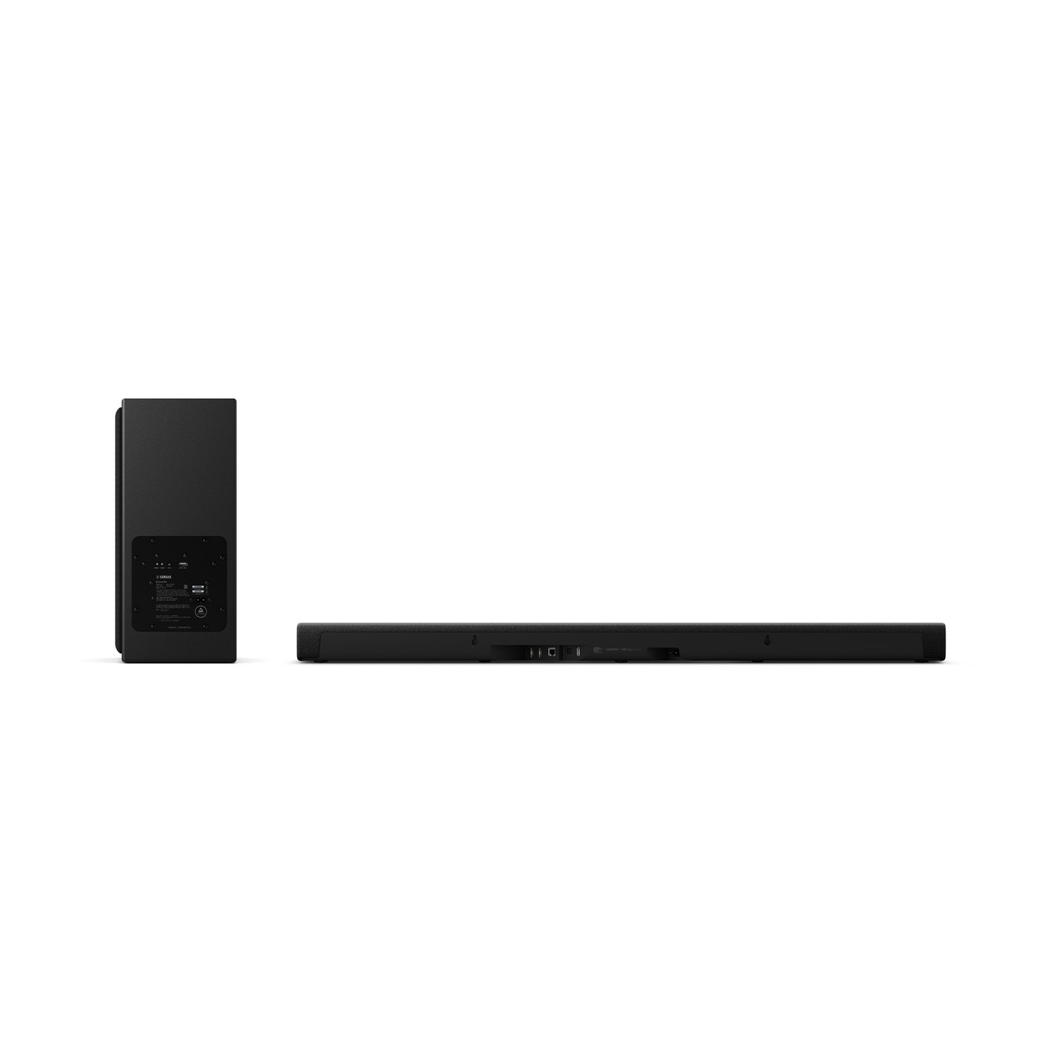 Yamaha - SR-X50ABL DOLBY ATMOS® enabled Sound Bar with wireless subwoofer- Black